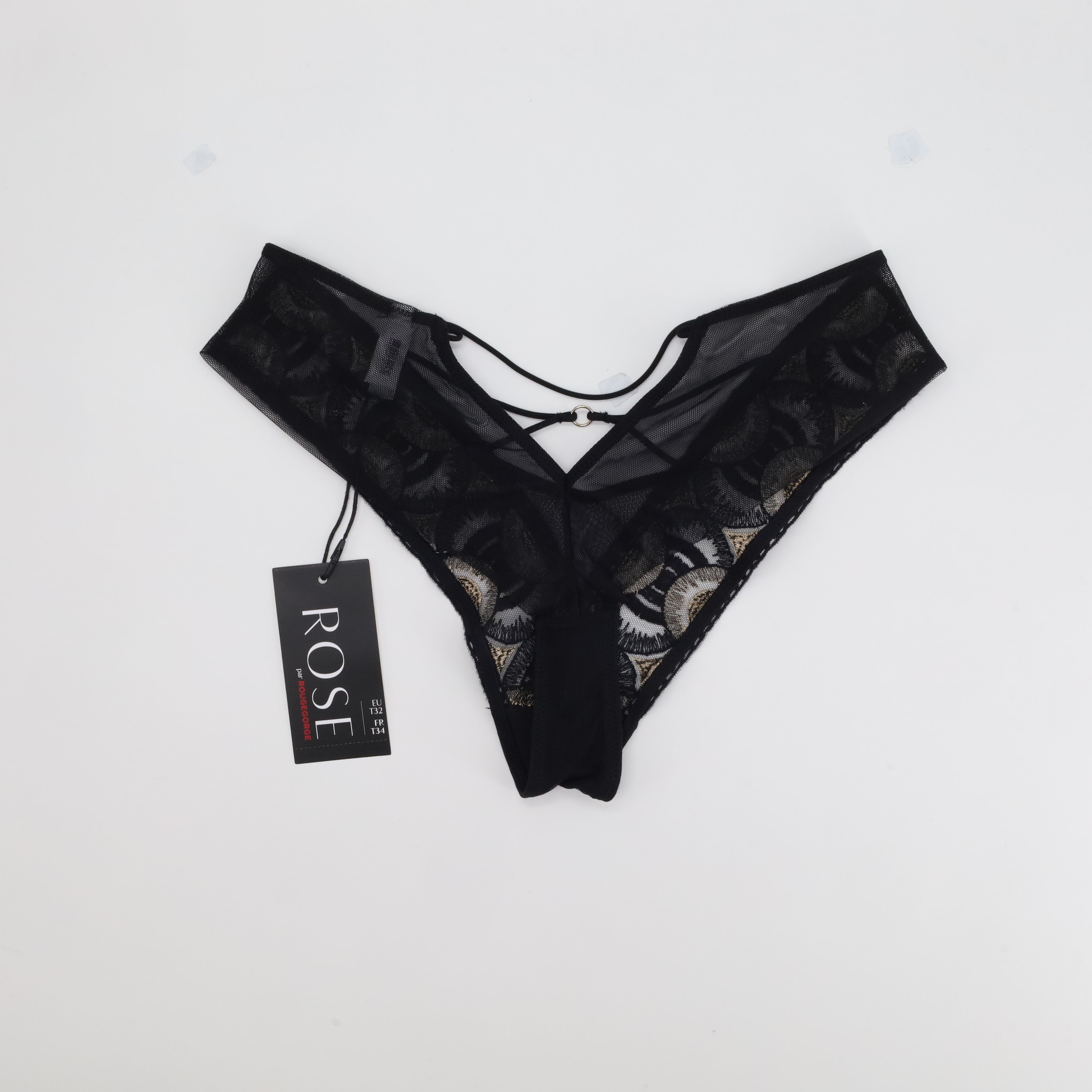 Tanga Rose Noir