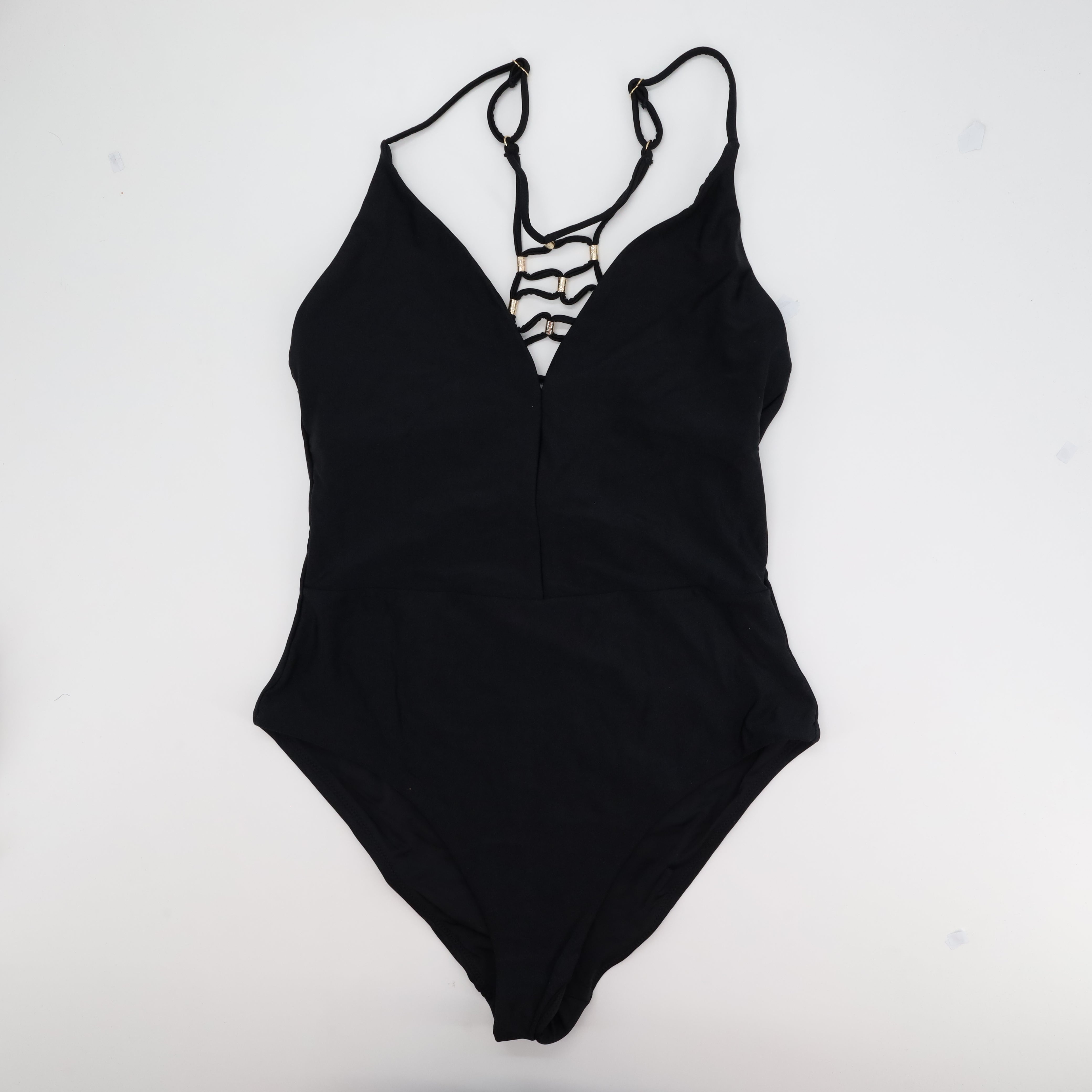 Maillot 1 pièce Rose Noir