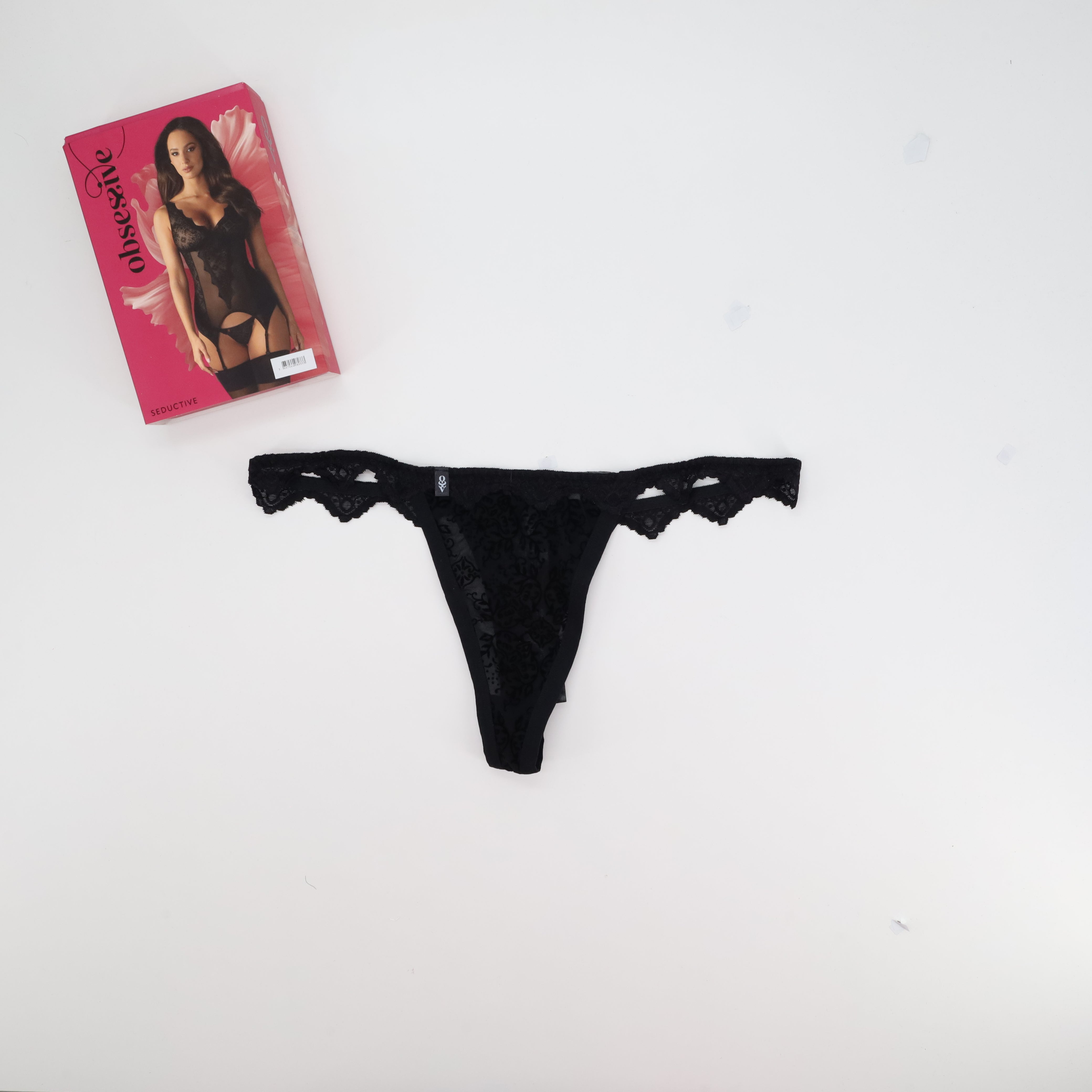 Ensemble lingerie sexy Obsessive Noir