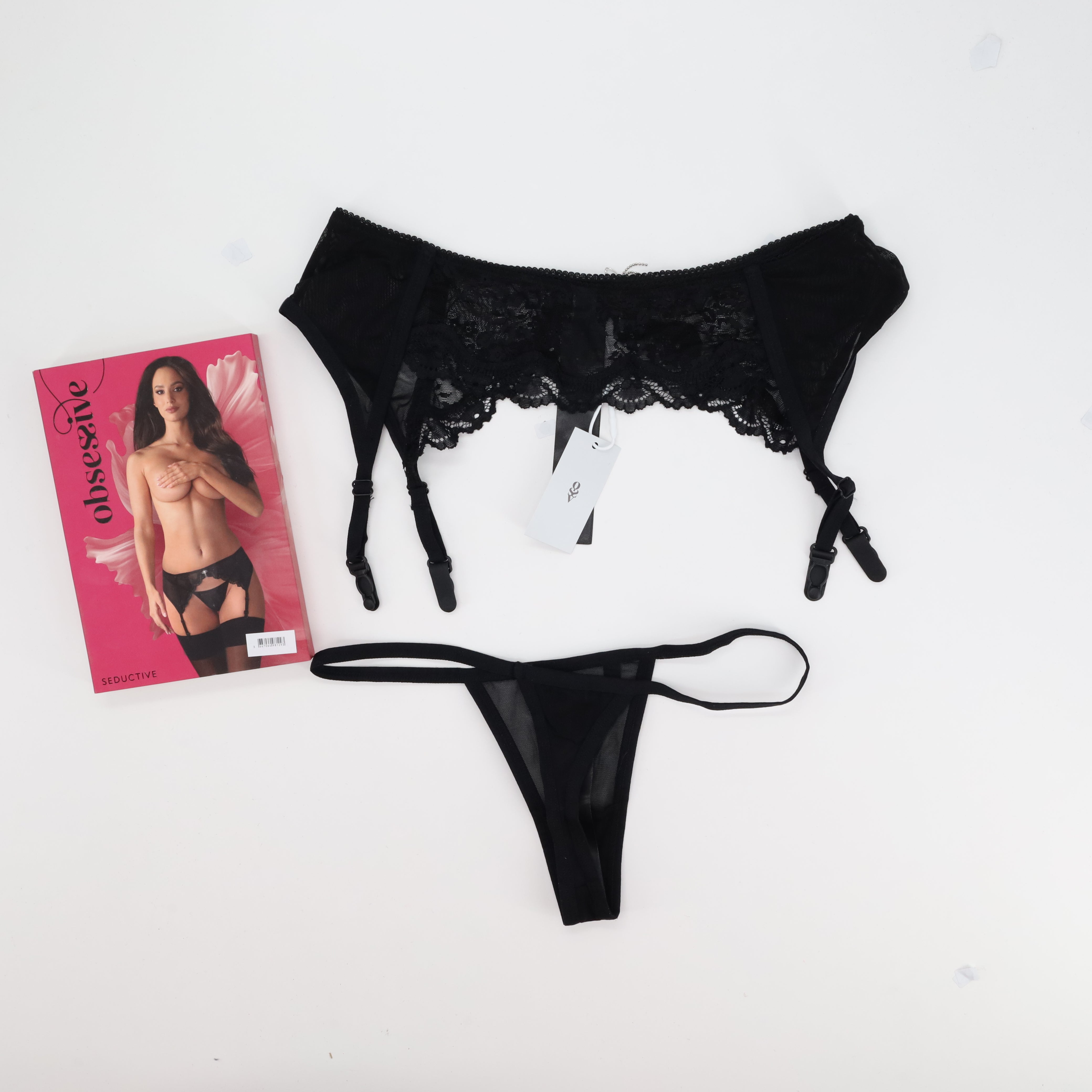 Porte-jarretelles Obsessive Noir