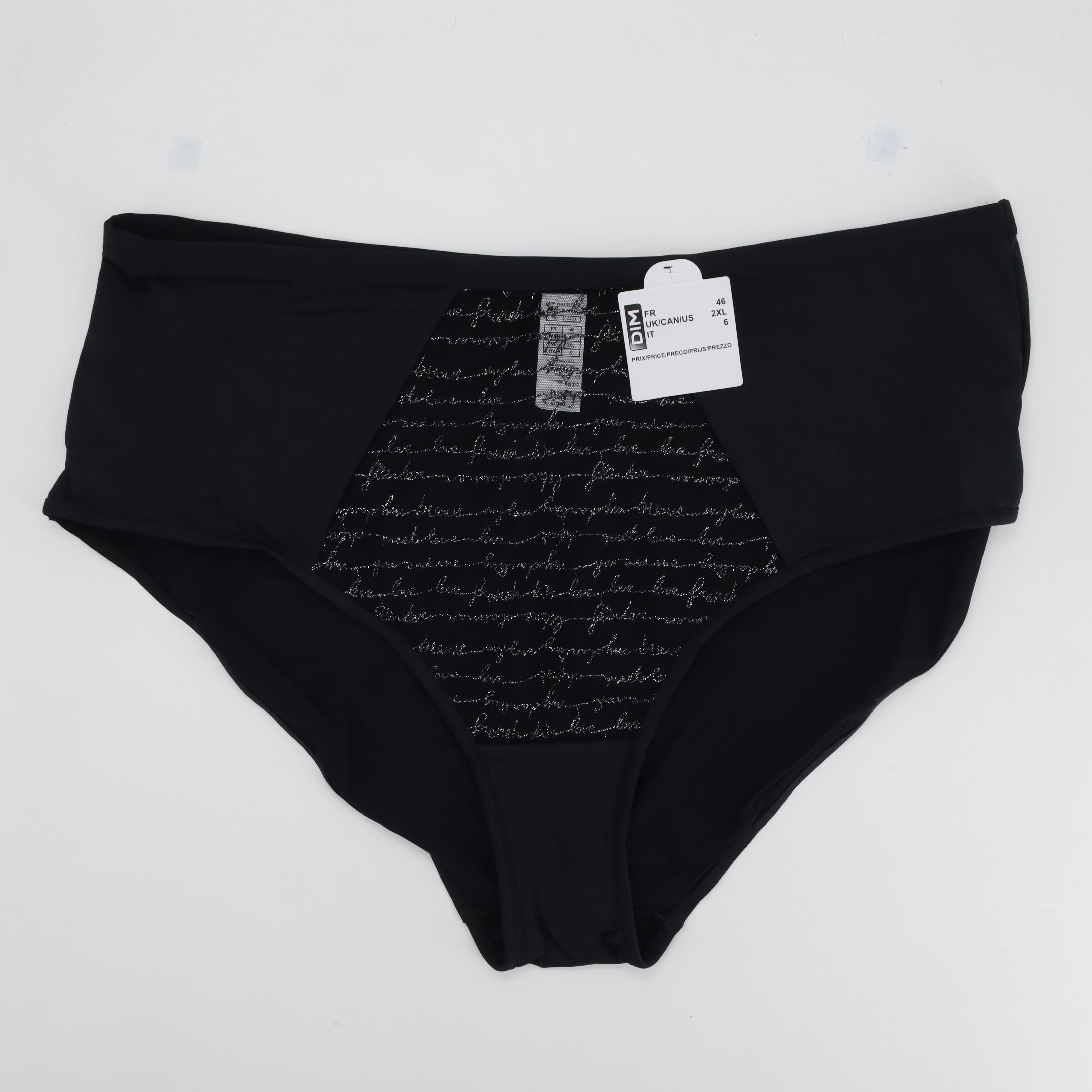 Culotte taille haute DIM Noir