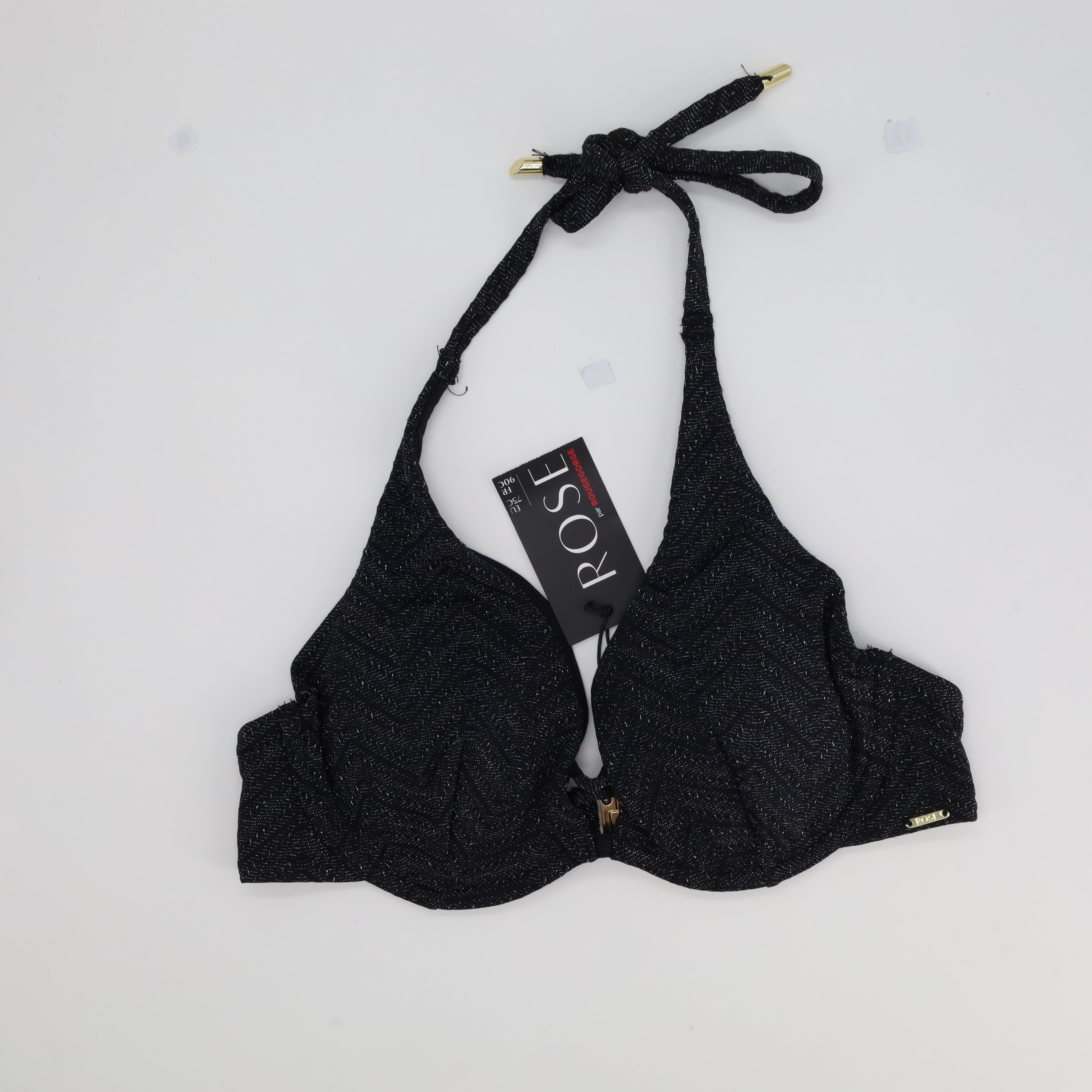 Haut de maillot Rose Noir