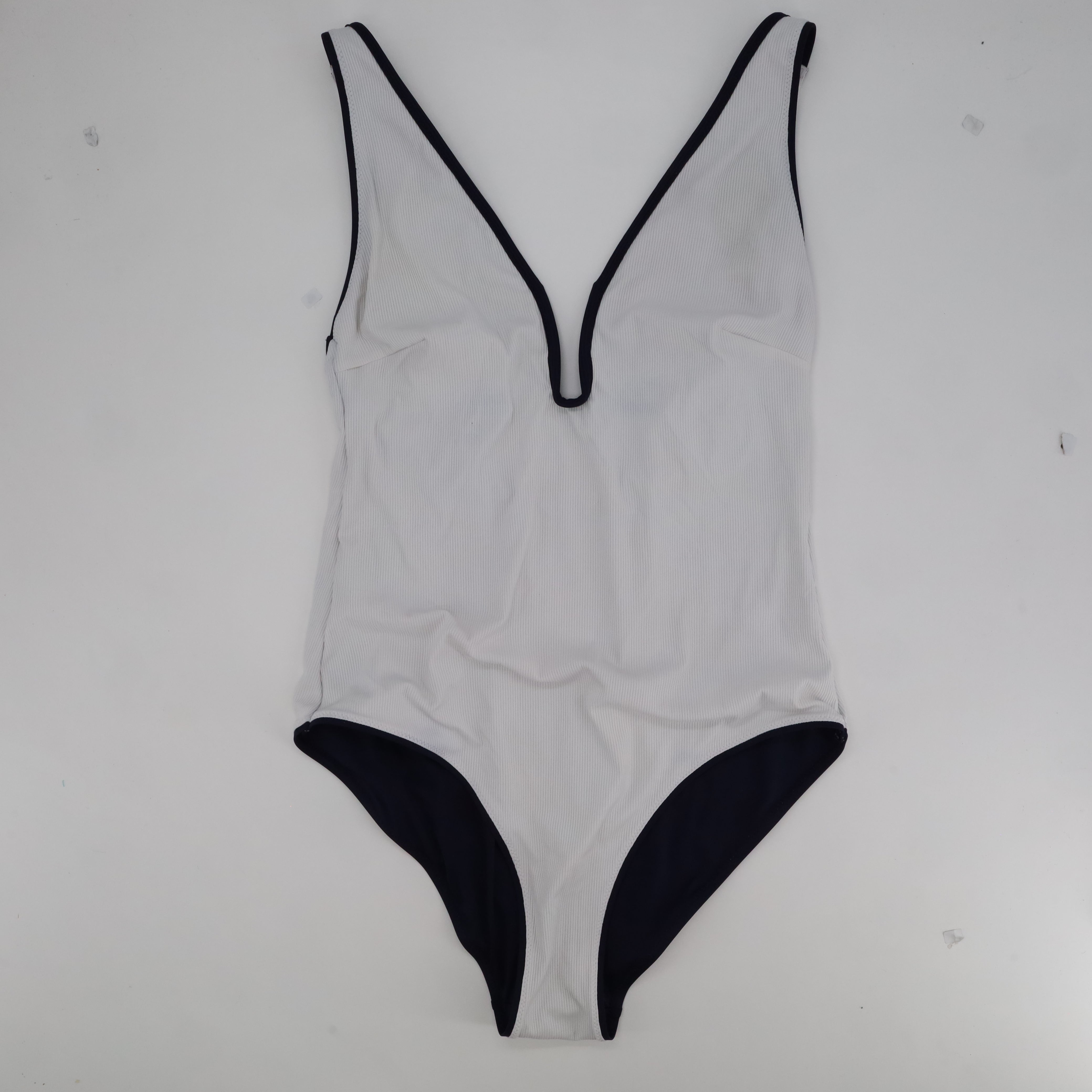 Maillot 1 pièce RougeGorge Blanc