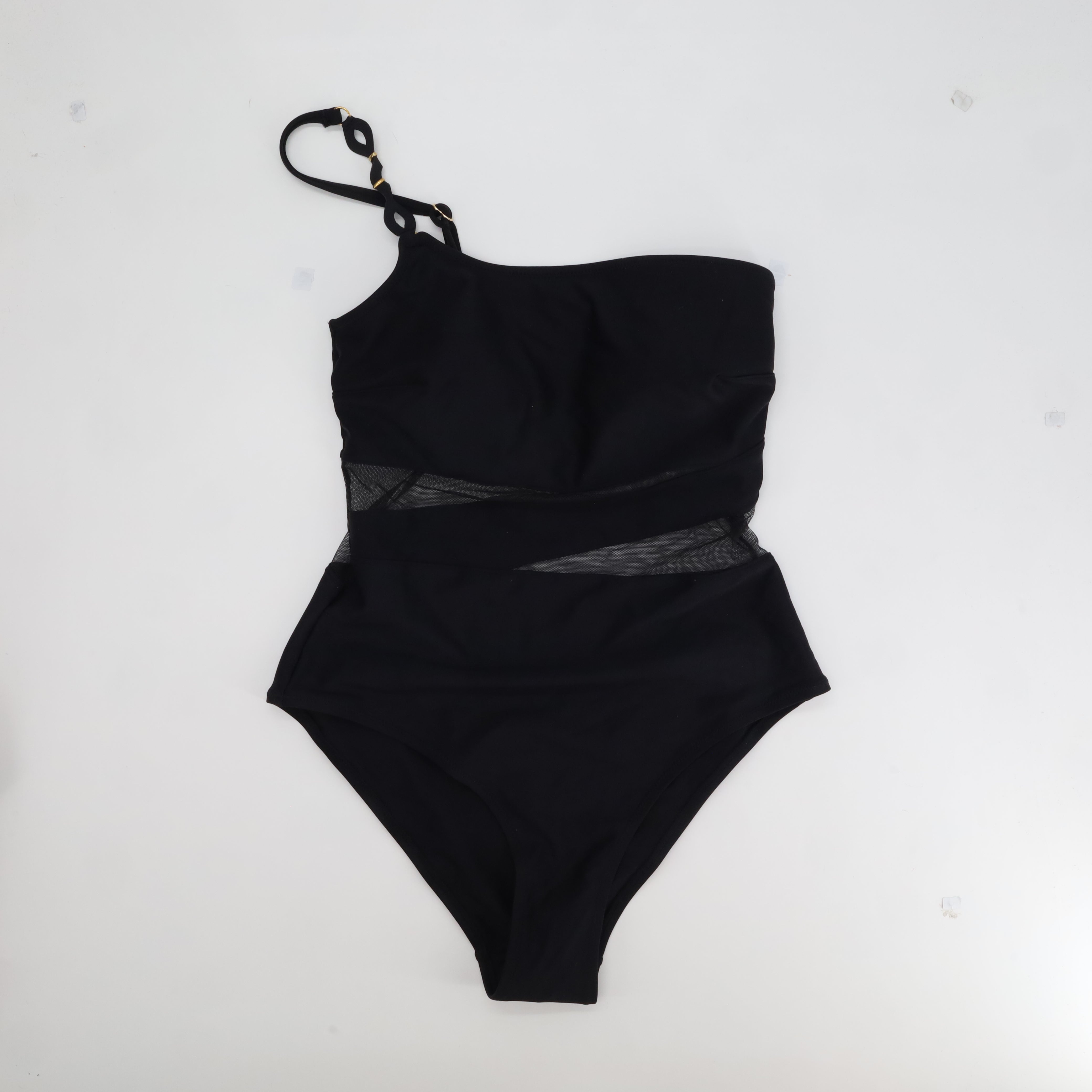 Maillot 1 pièce Rose Noir