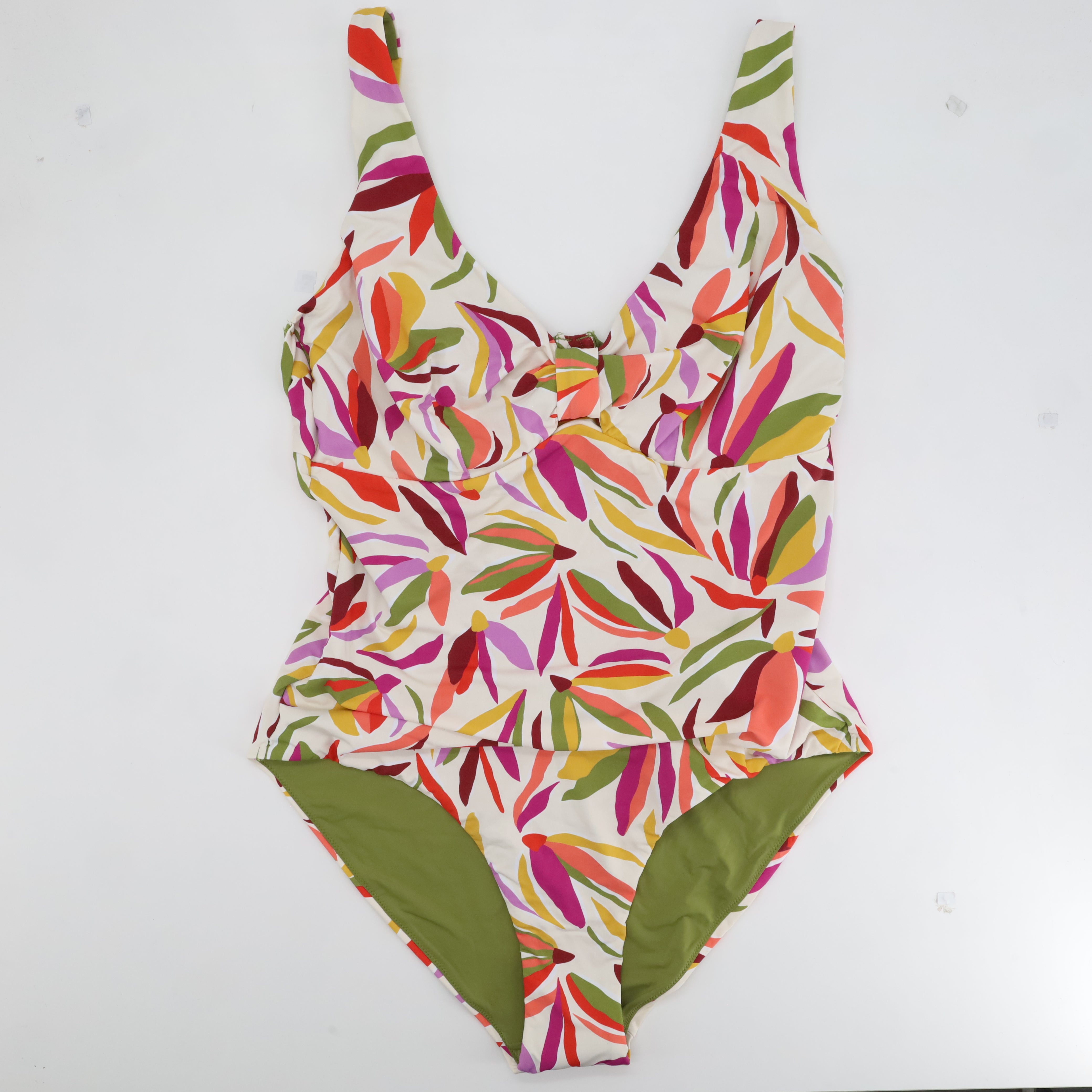 Maillot 1 pièce RougeGorge Vert