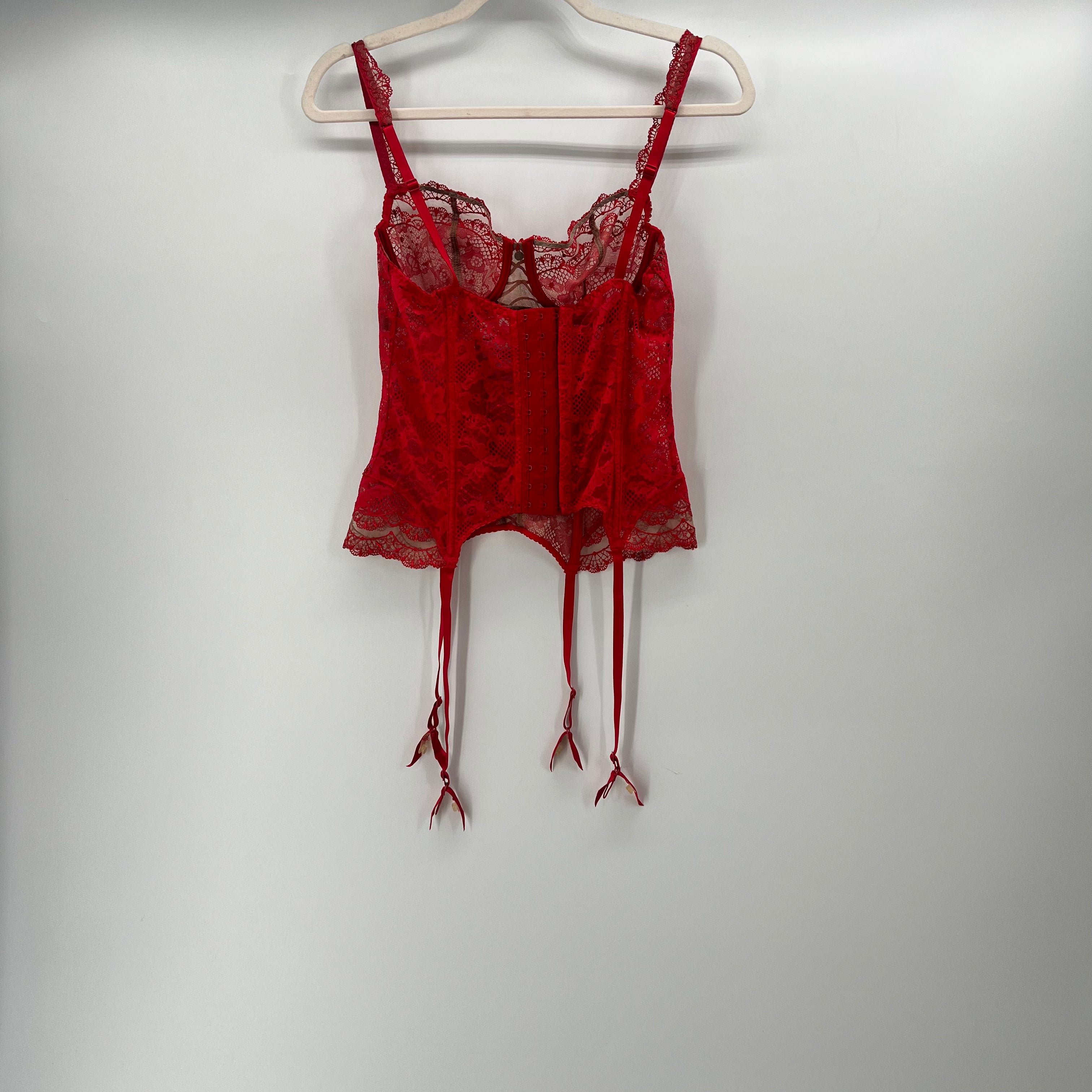 Guêpière Aubade Rouge