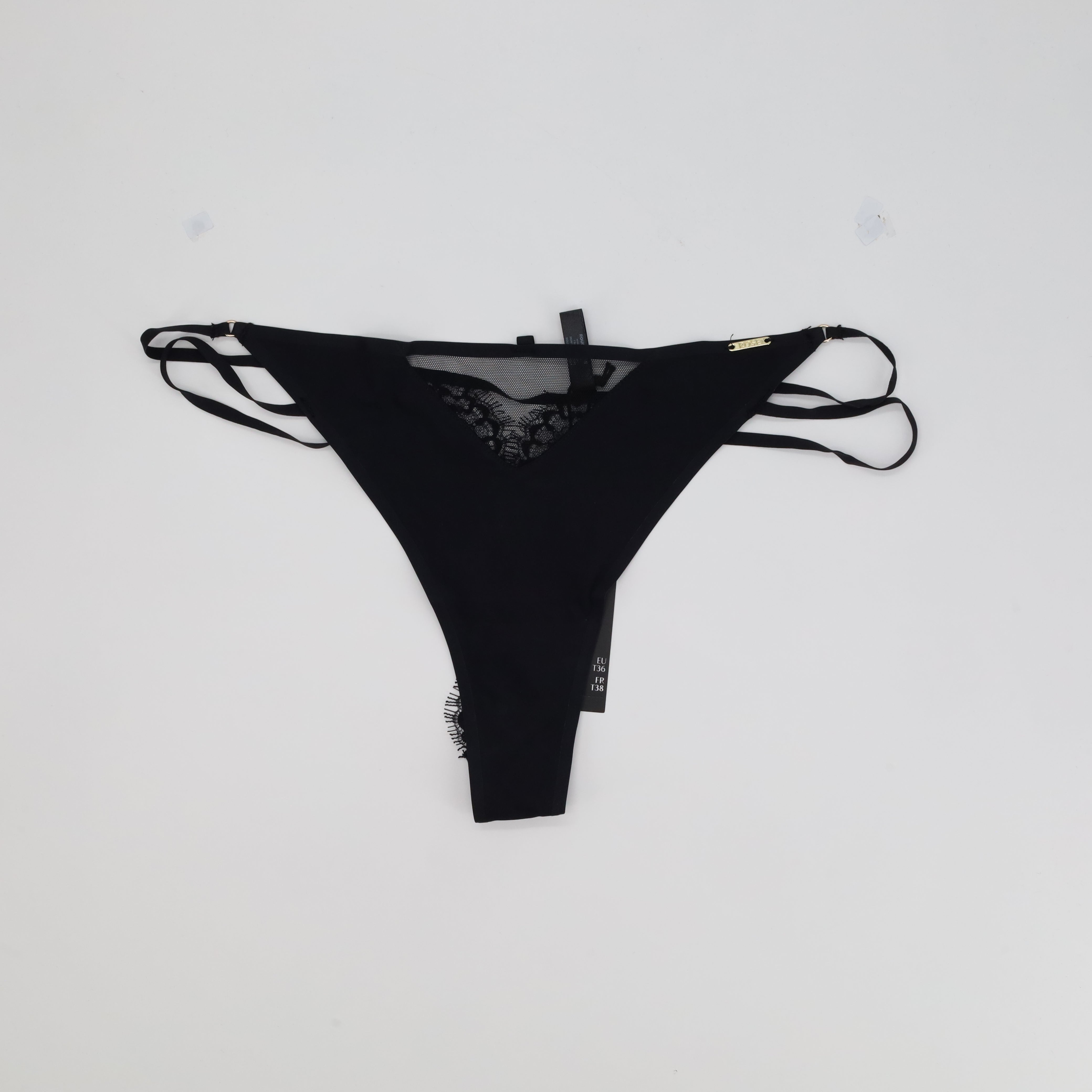Tanga Rose Noir