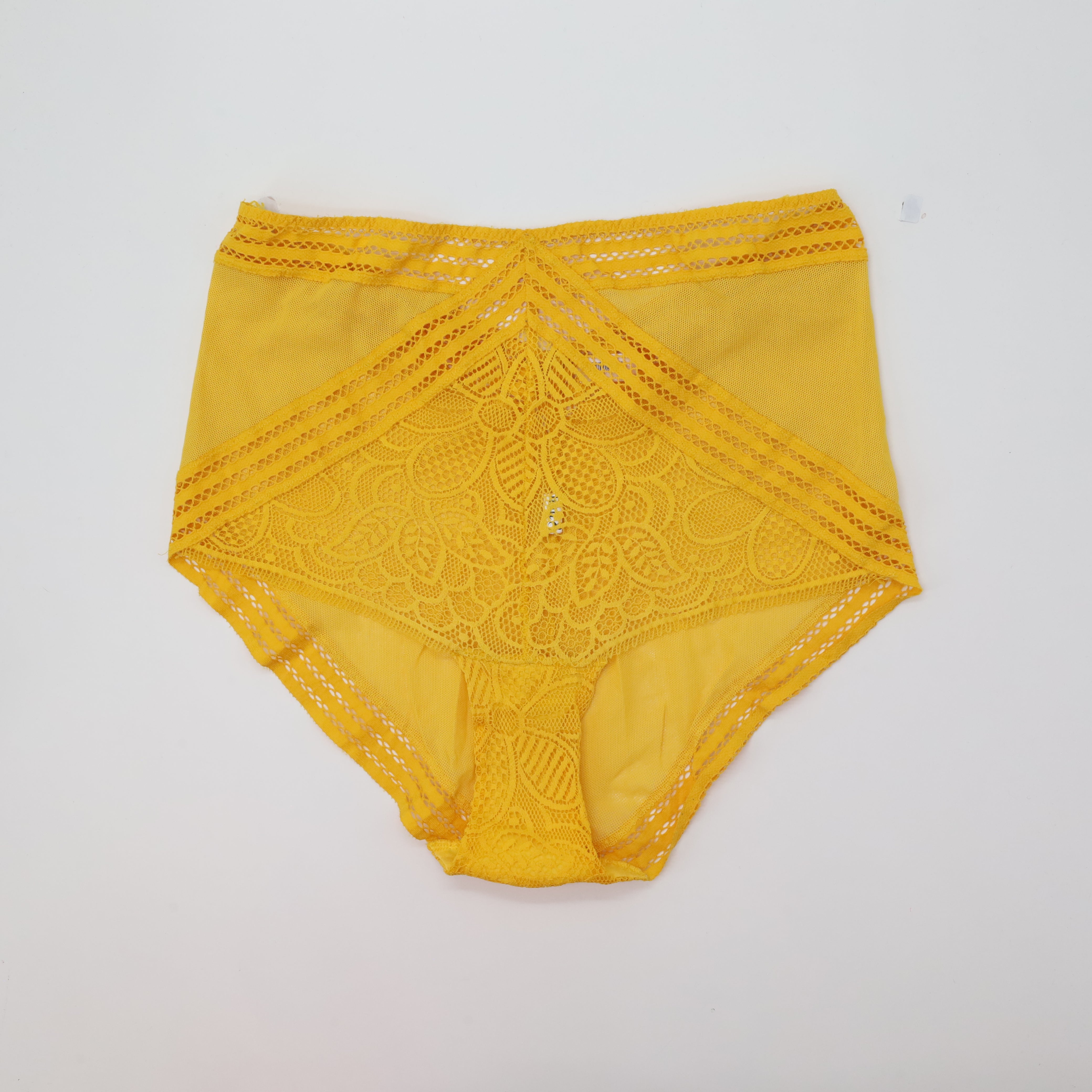 Culotte taille haute Huit Jaune