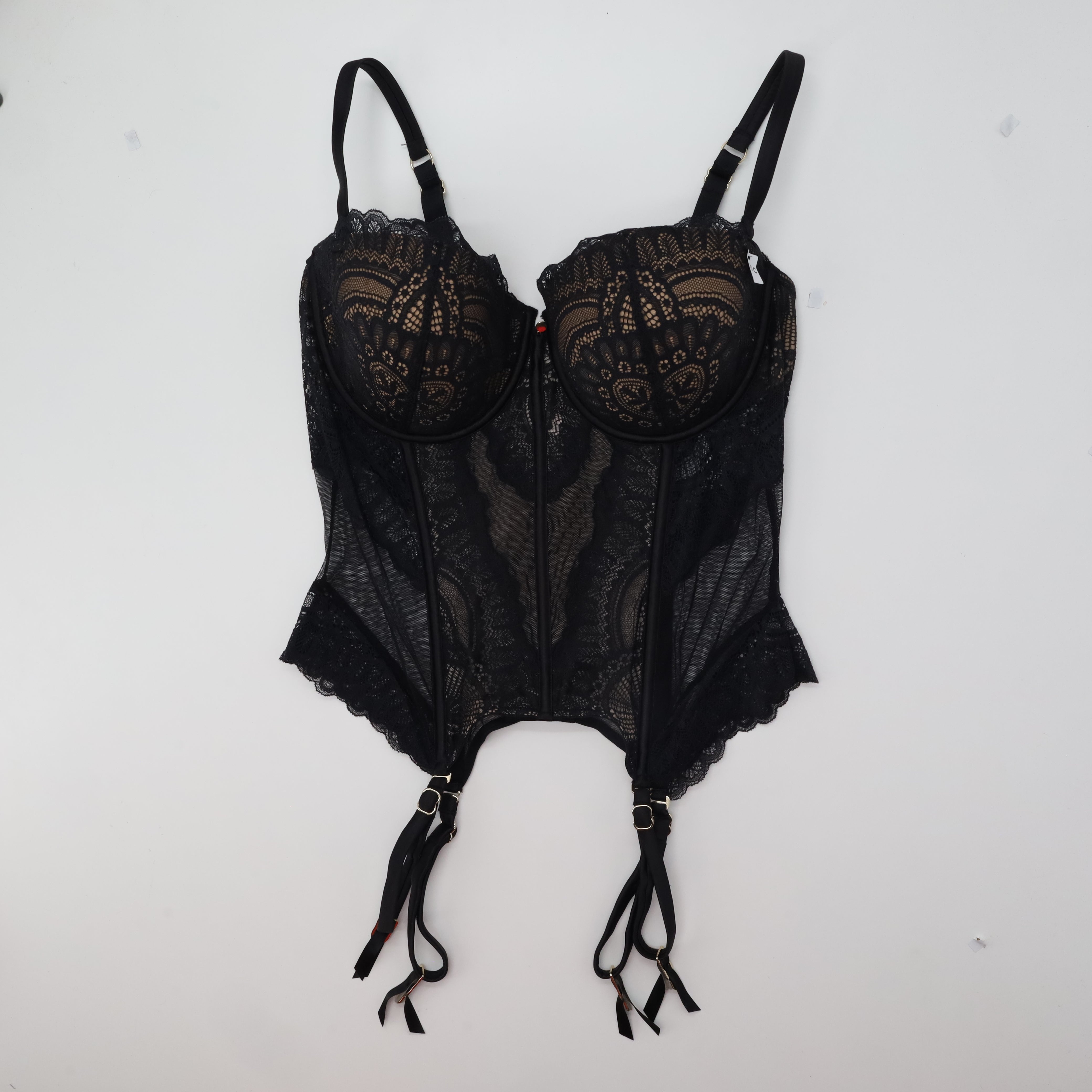 Guêpière RougeGorge Noir