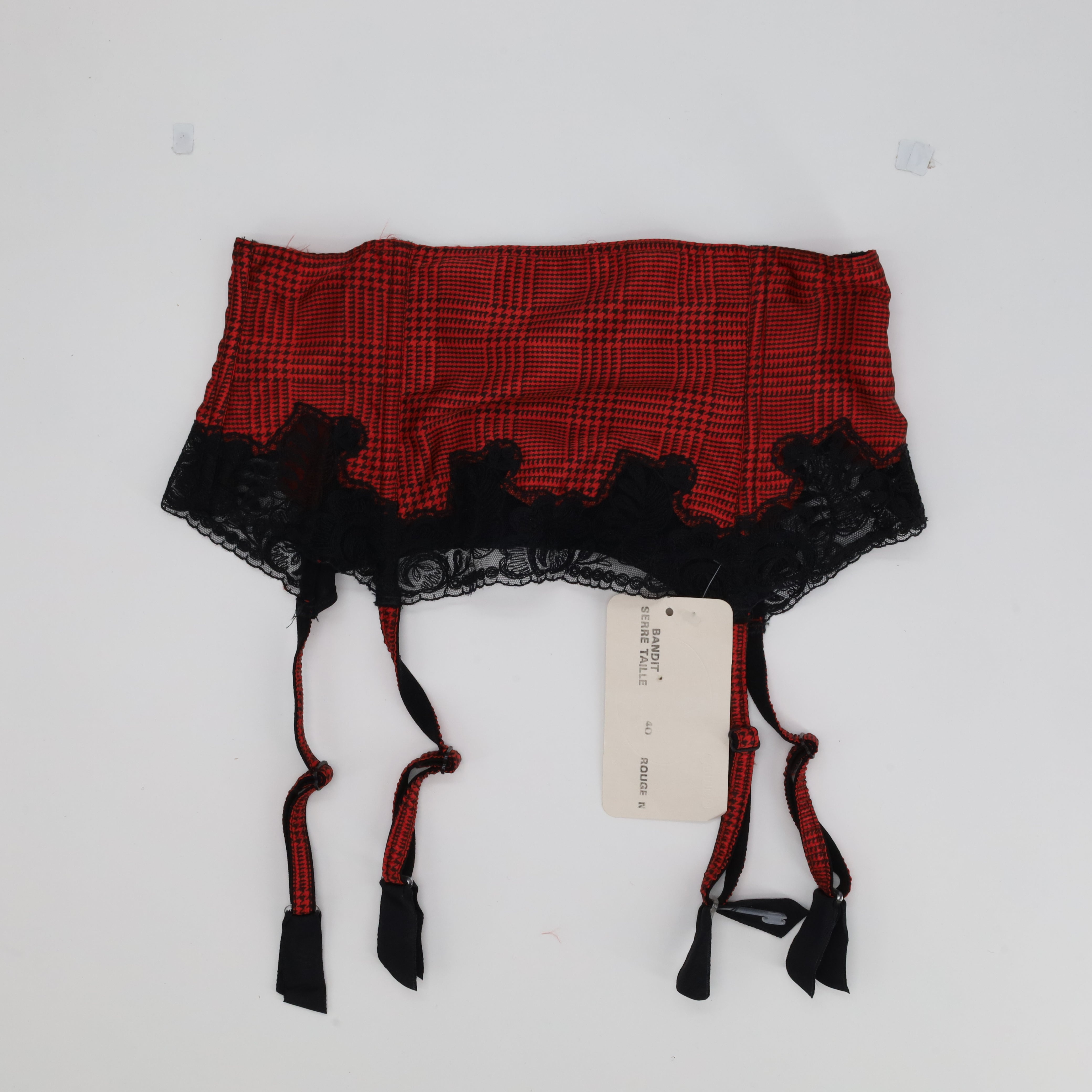 Porte-jarretelles Gemma Rouge