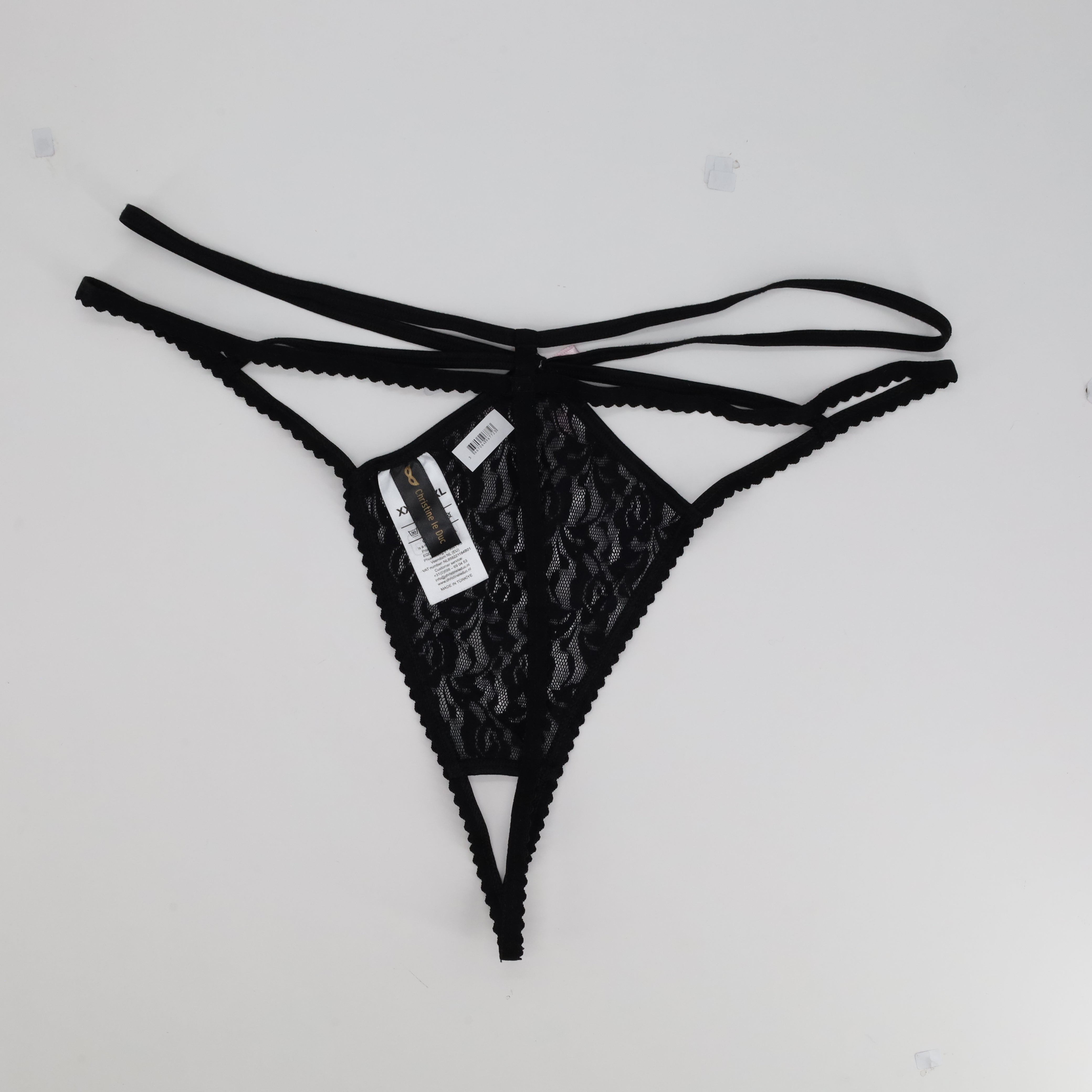 Culotte sexy Christine par Christine Leduc Noir