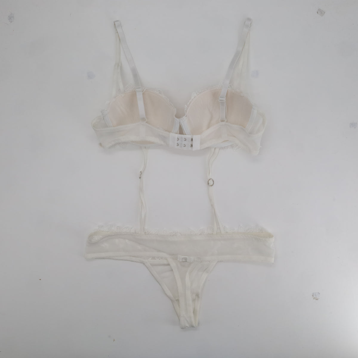 Ensemble de lingerie sexy Blanc