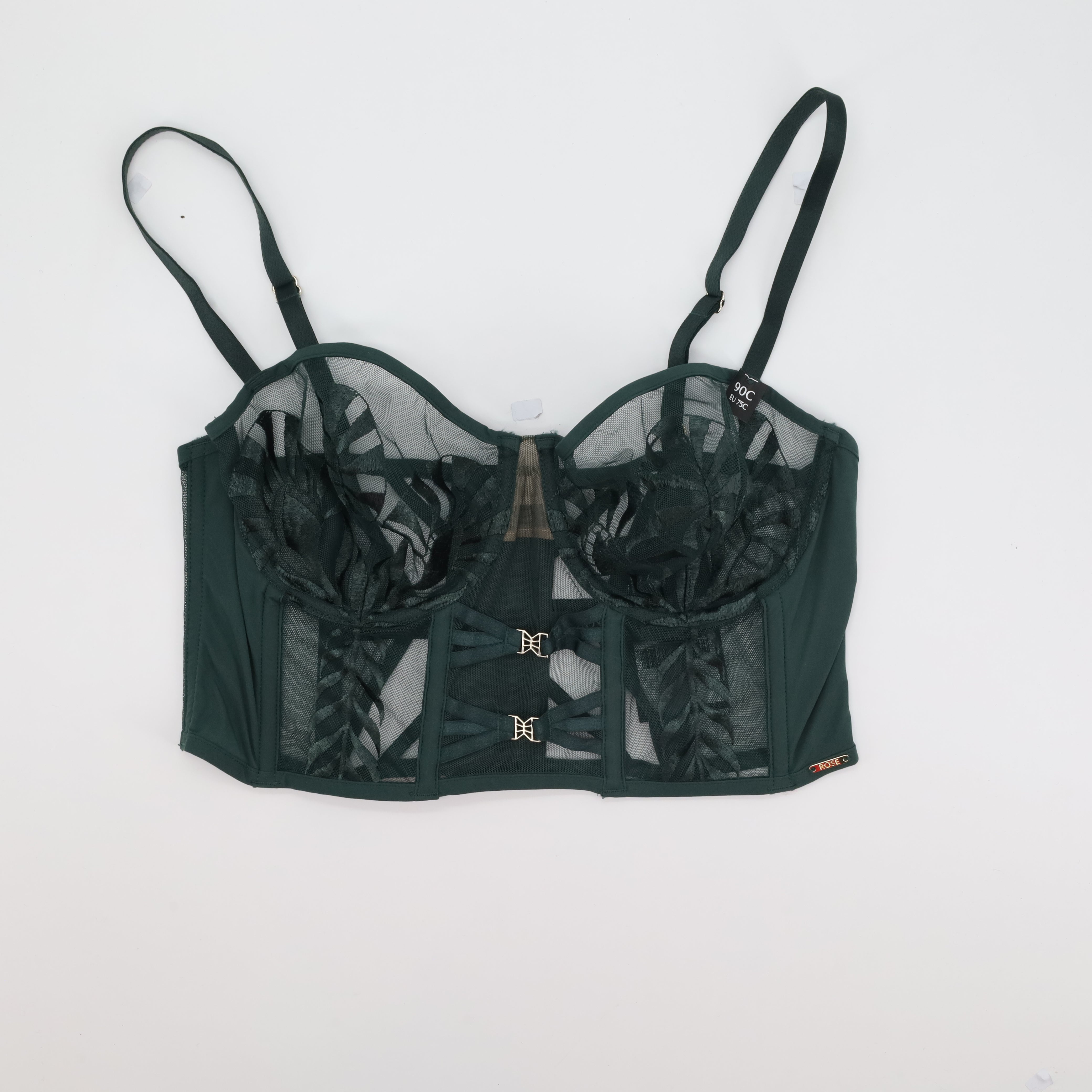 Corset Rose Vert