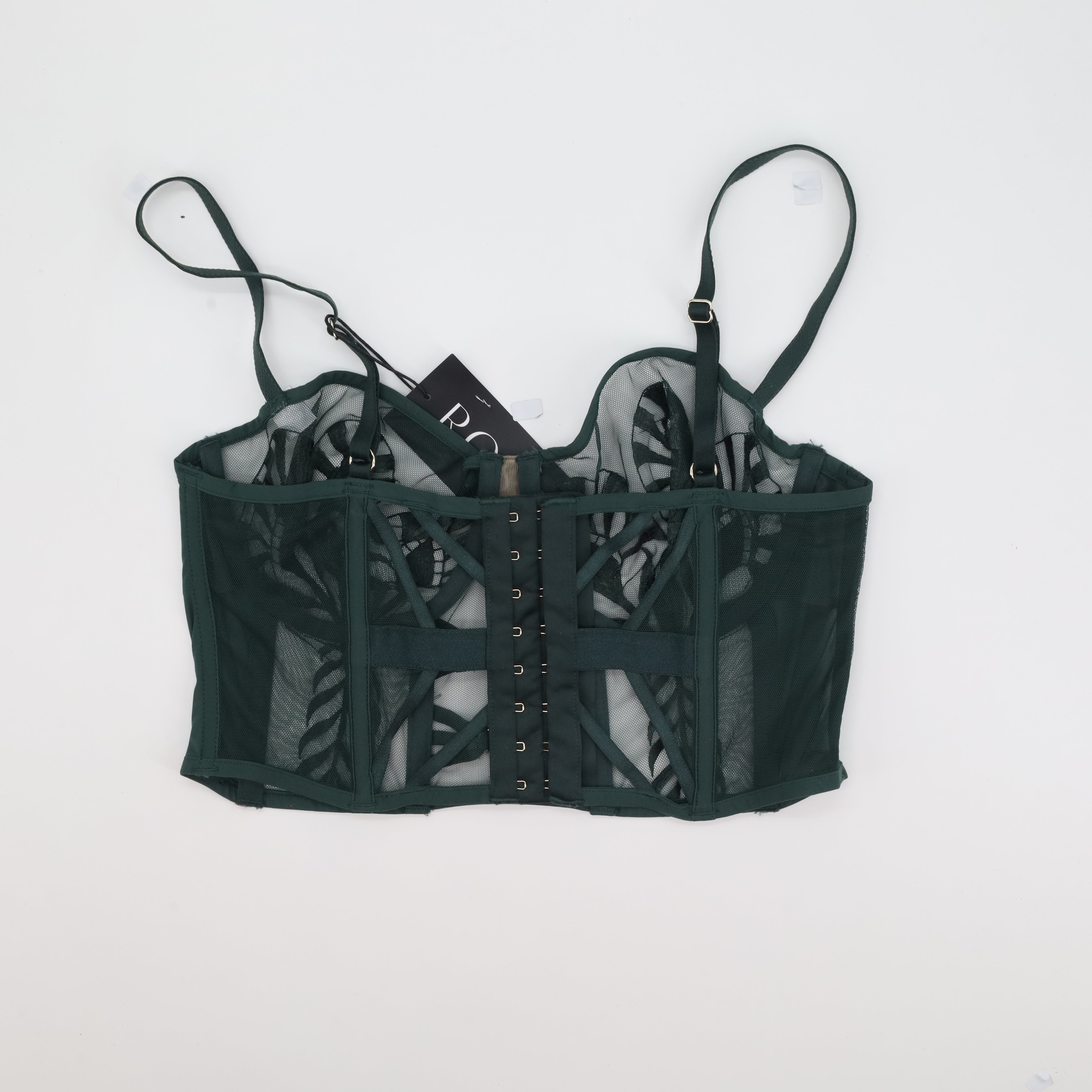 Corset Rose Vert