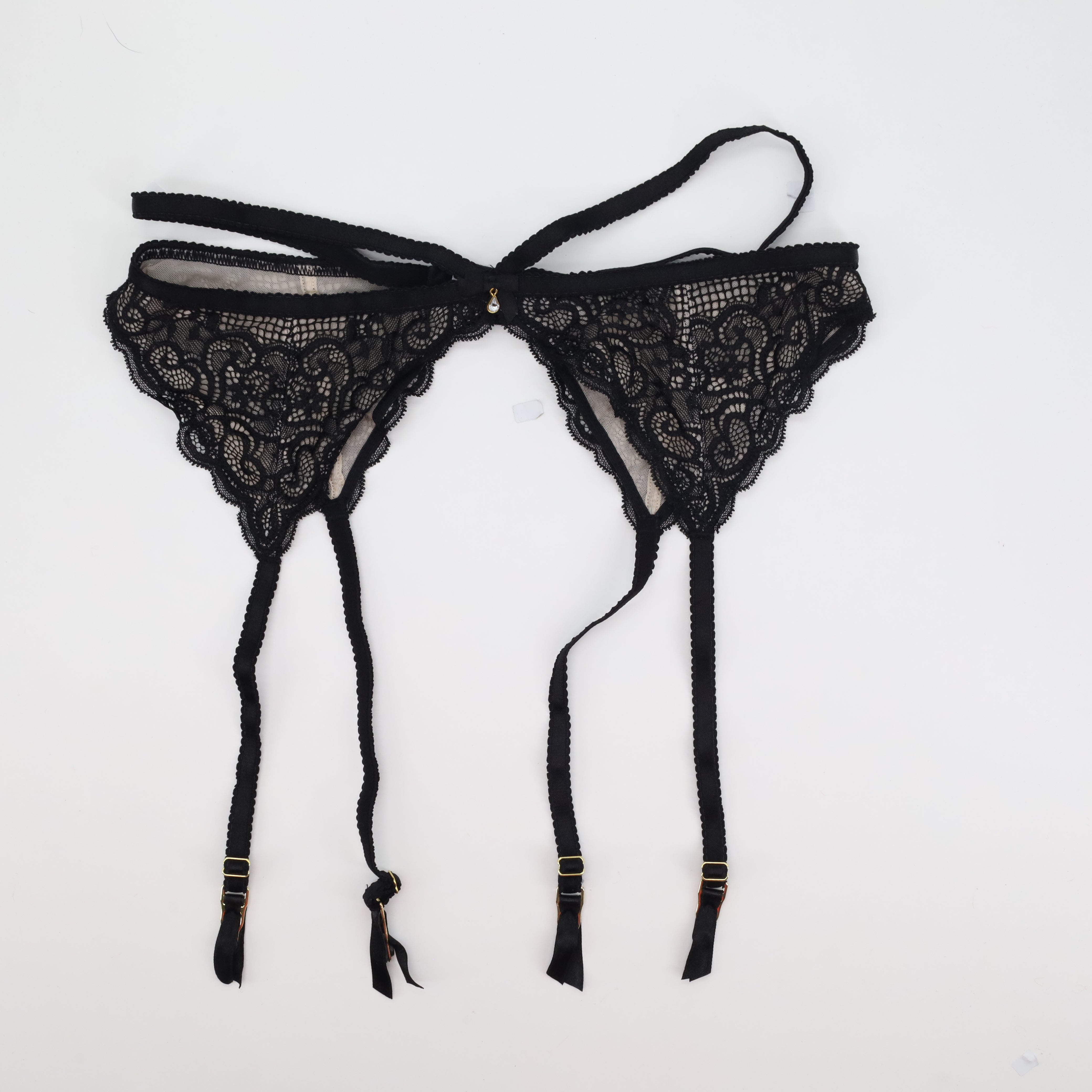 Porte-jarretelles RougeGorge Noir