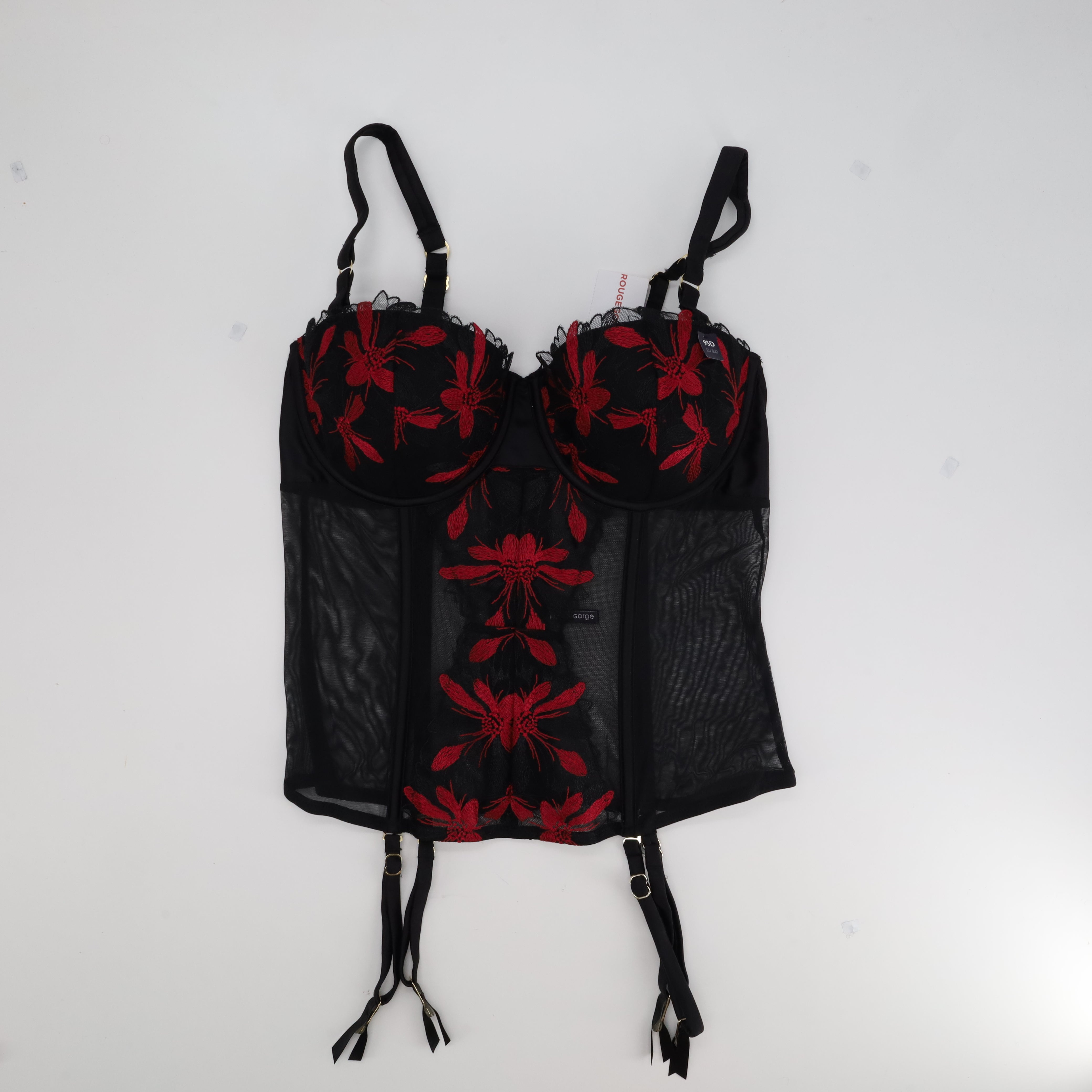 Guêpière RougeGorge Noir