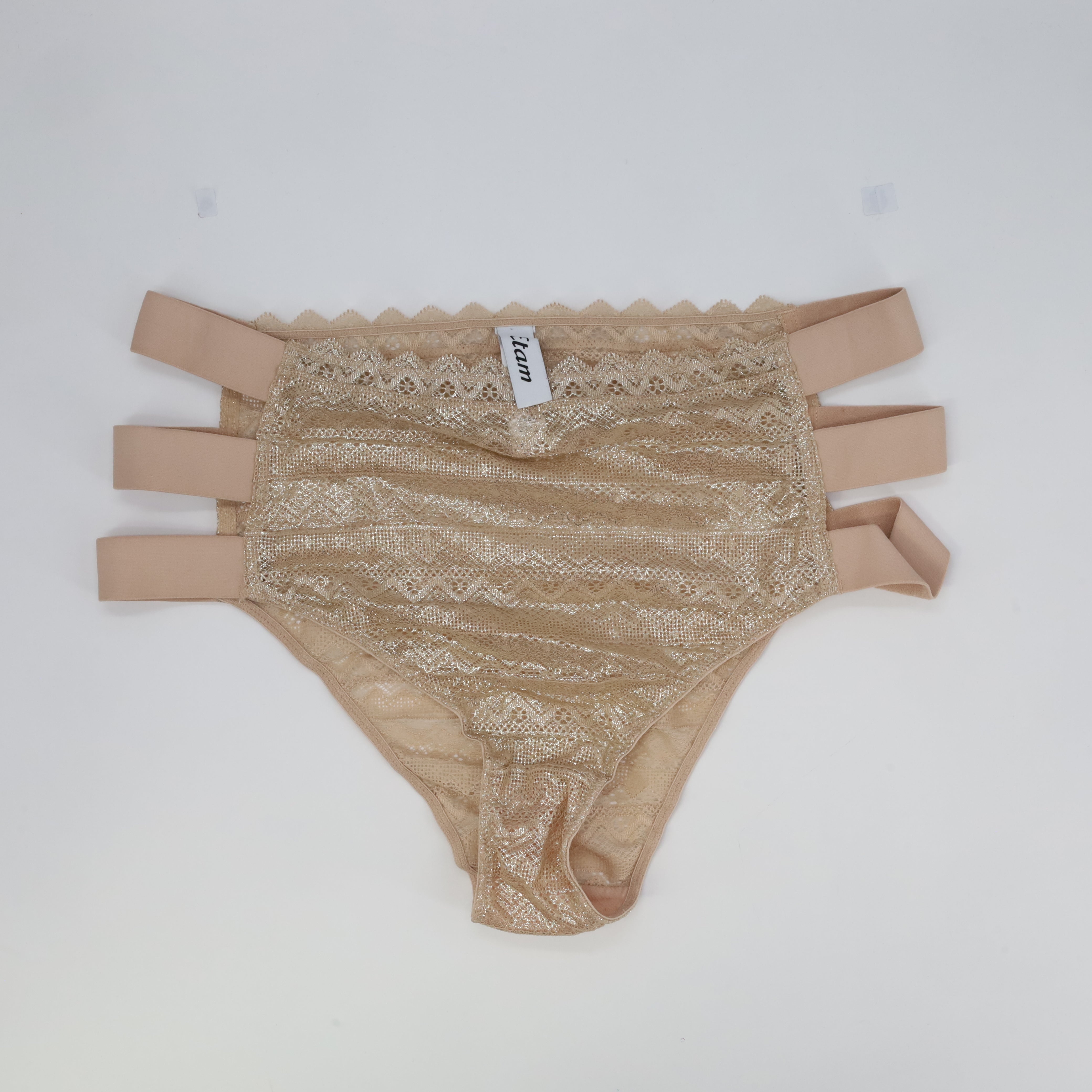 Culotte taille haute ETAM Beige