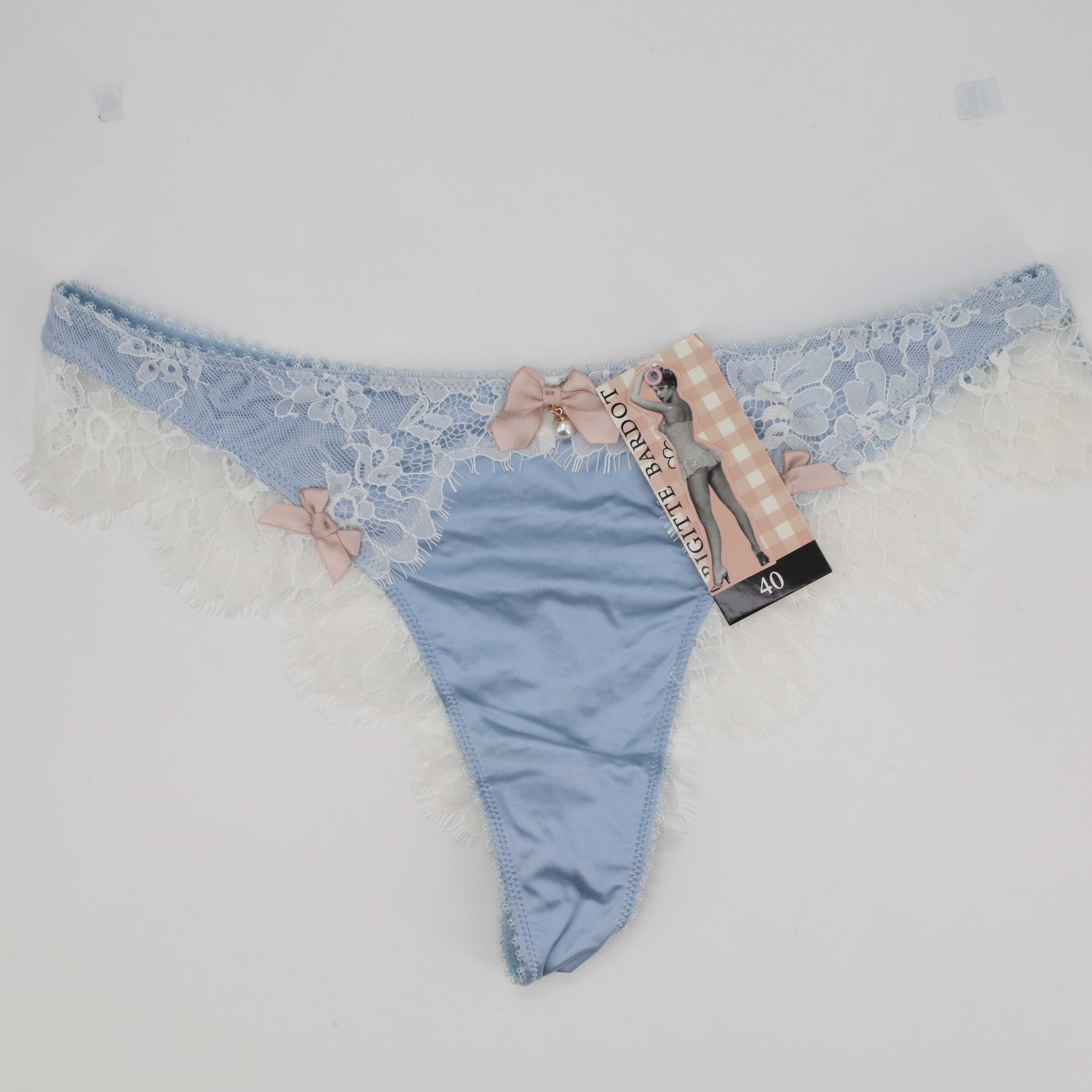 Tanga Brigitte Bardot Bleu