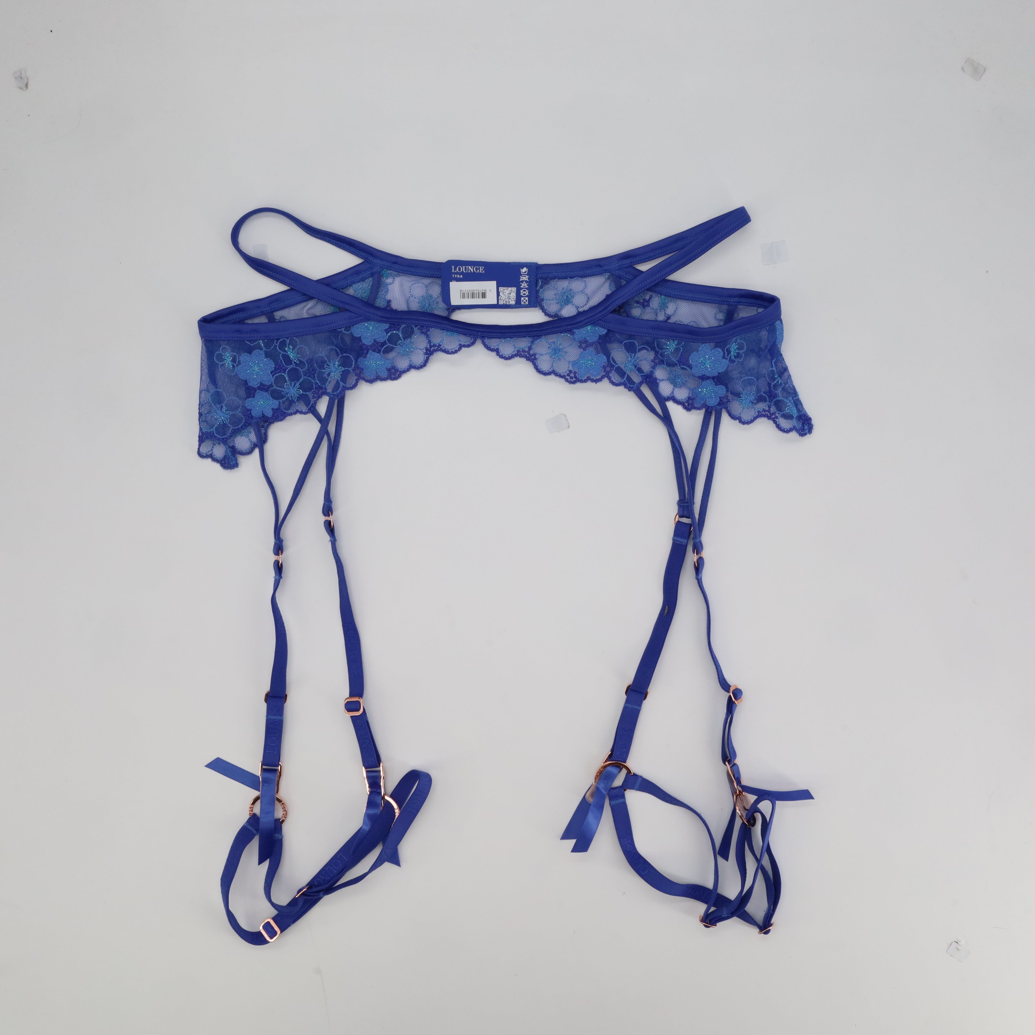 Porte-jarretelles Lounge Bleu