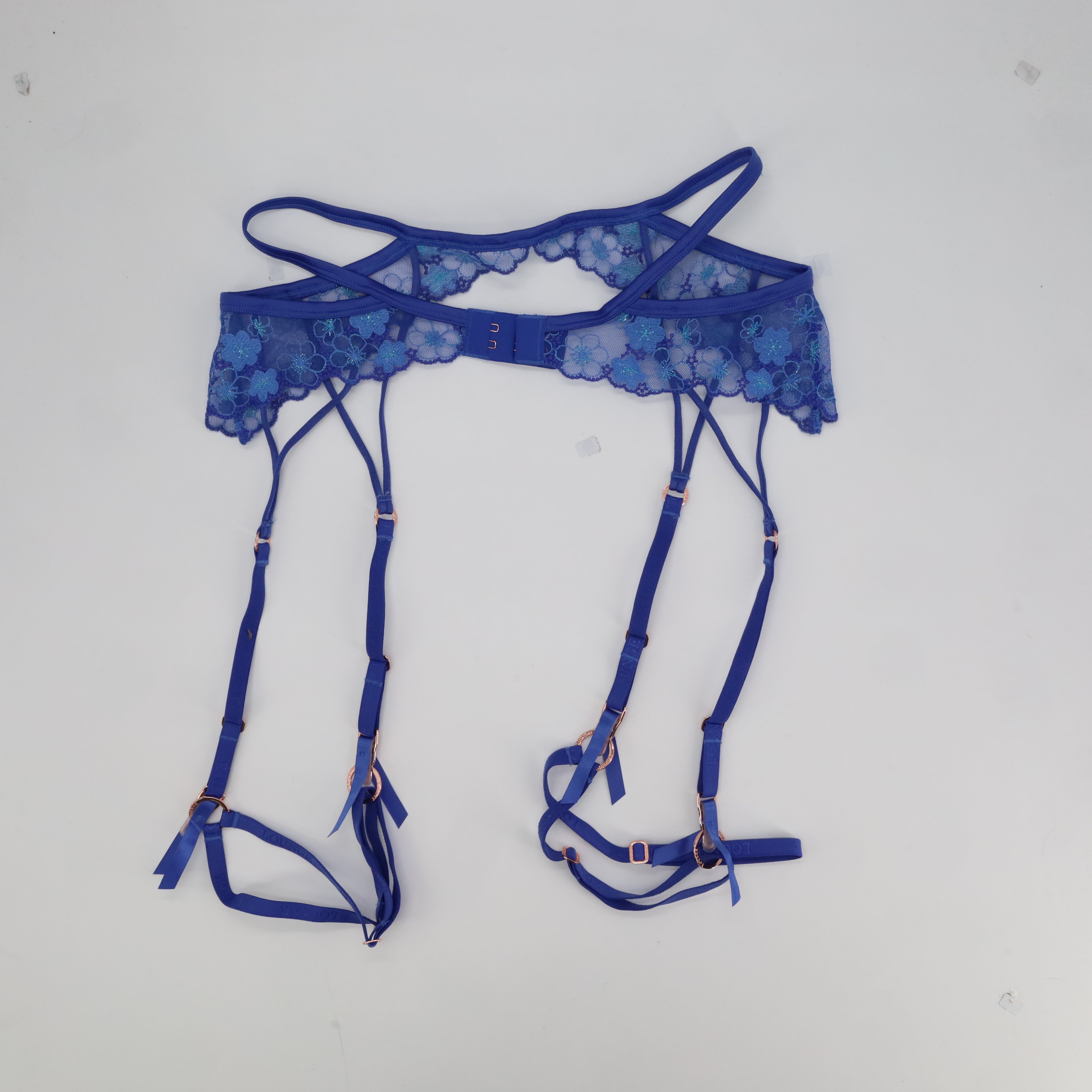 Porte-jarretelles Lounge Bleu