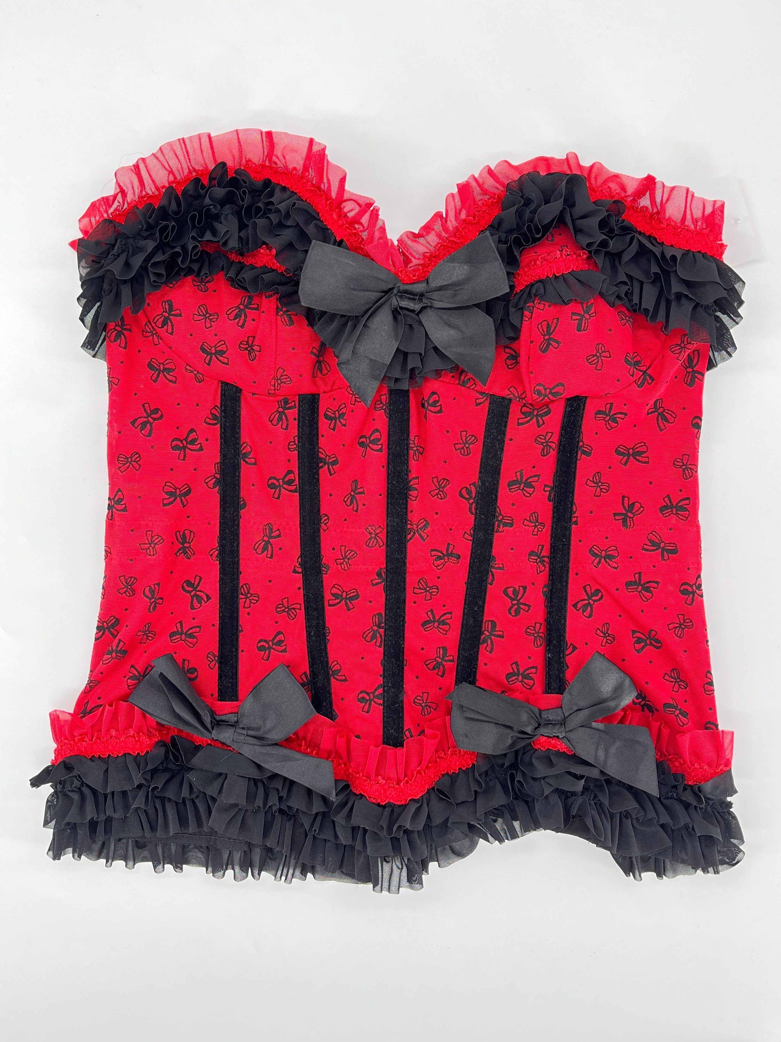 Corset Coquette Rouge