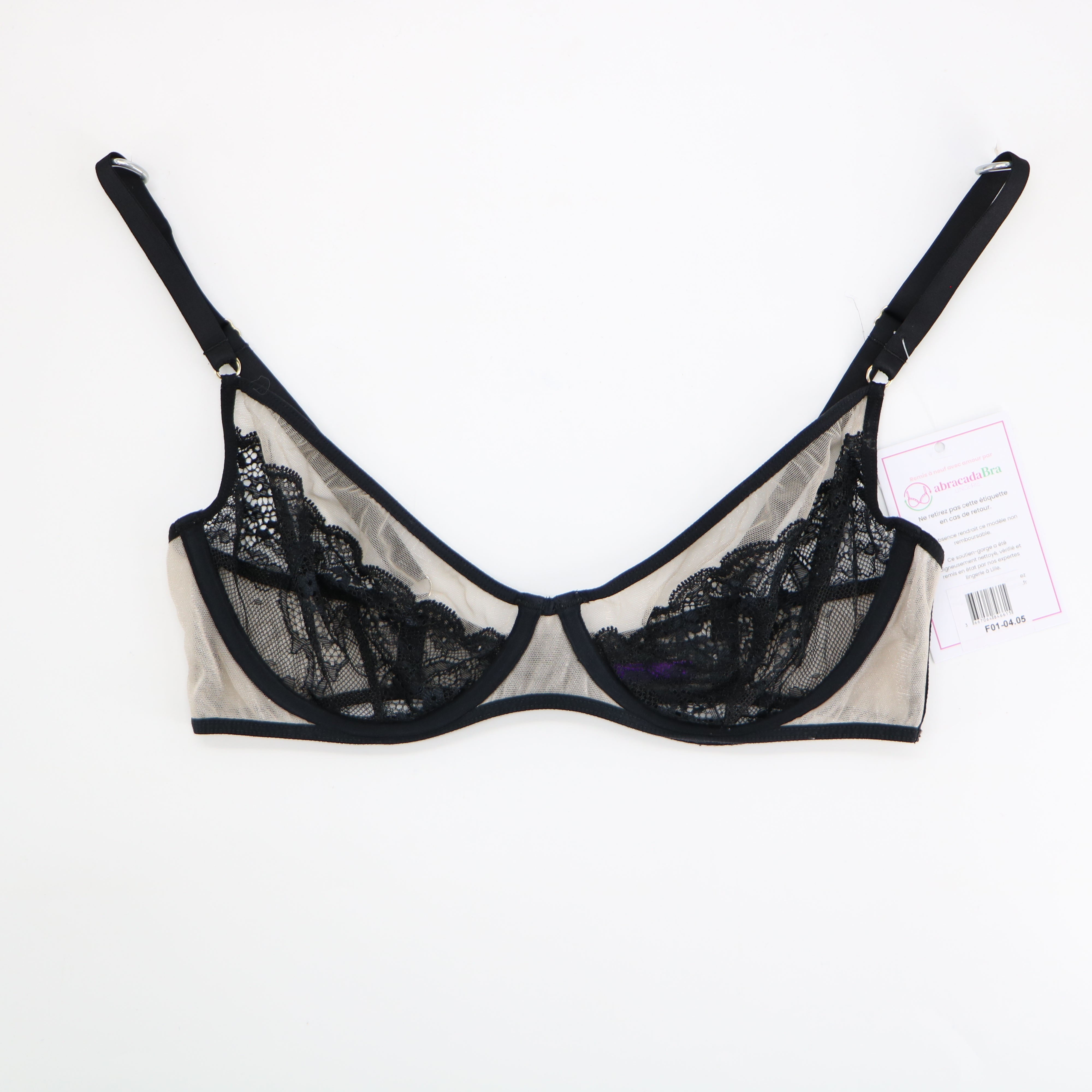 Soutien-gorge Maison Close Noir