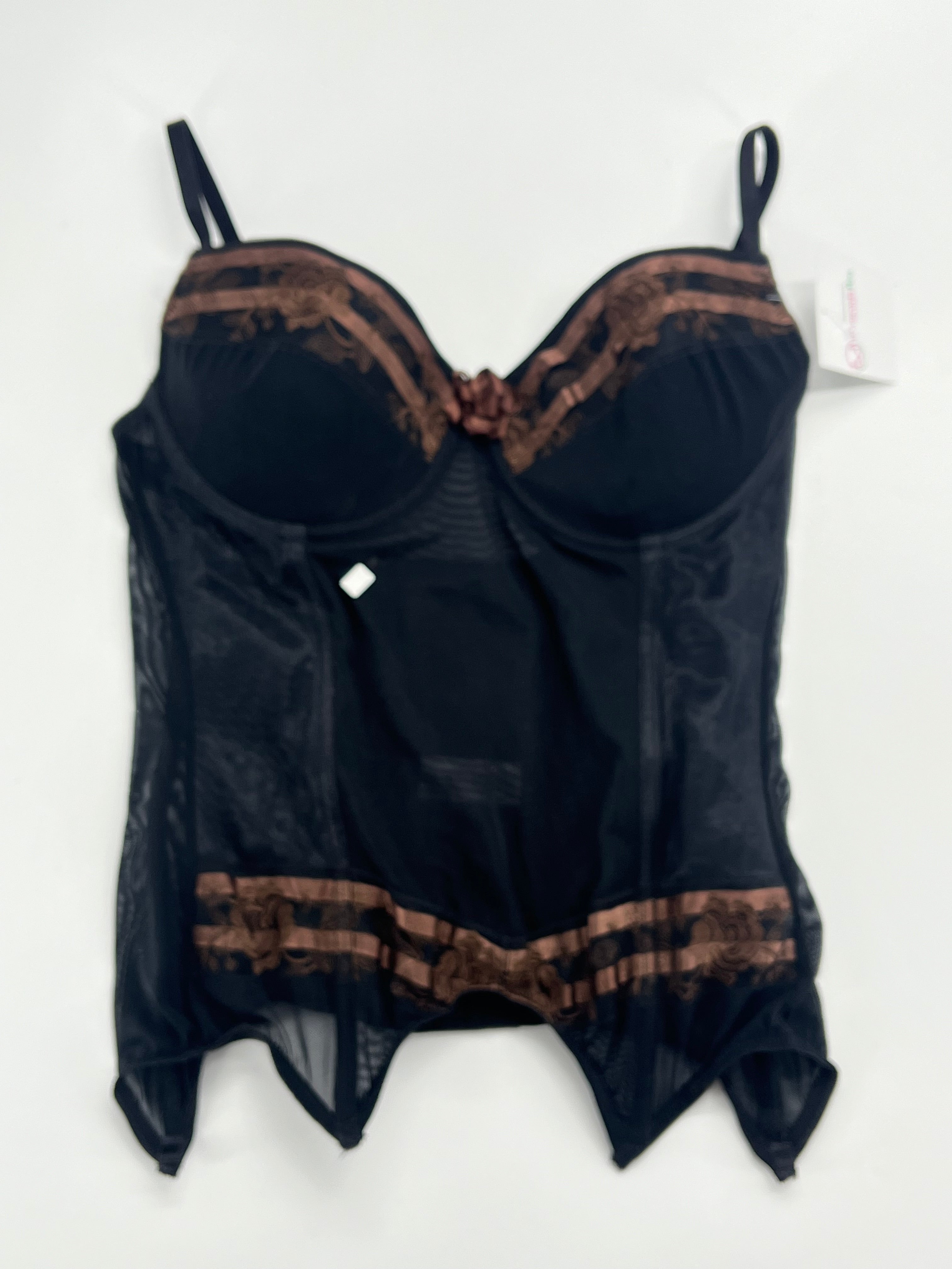Corset Lingerie coquillage Noir