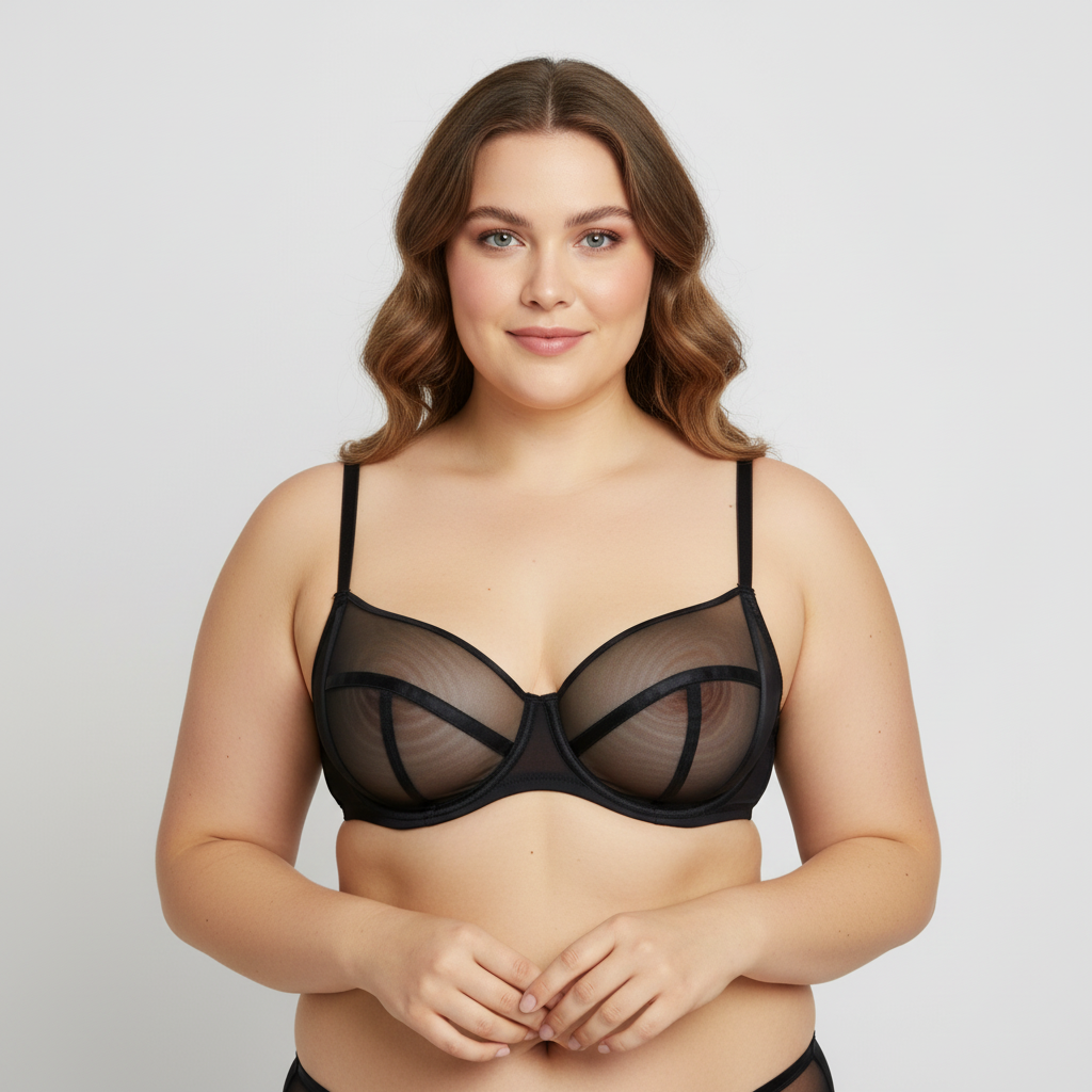 Soutien-gorge Maison Close Noir