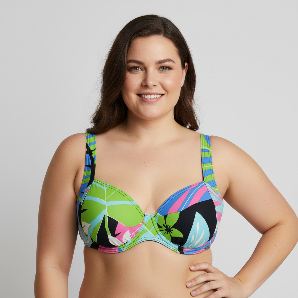 Haut de maillot de bain Olympia Bleu