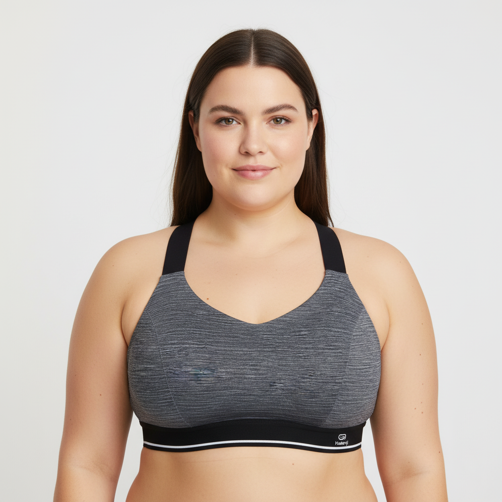 Brassière Kalenji Gris