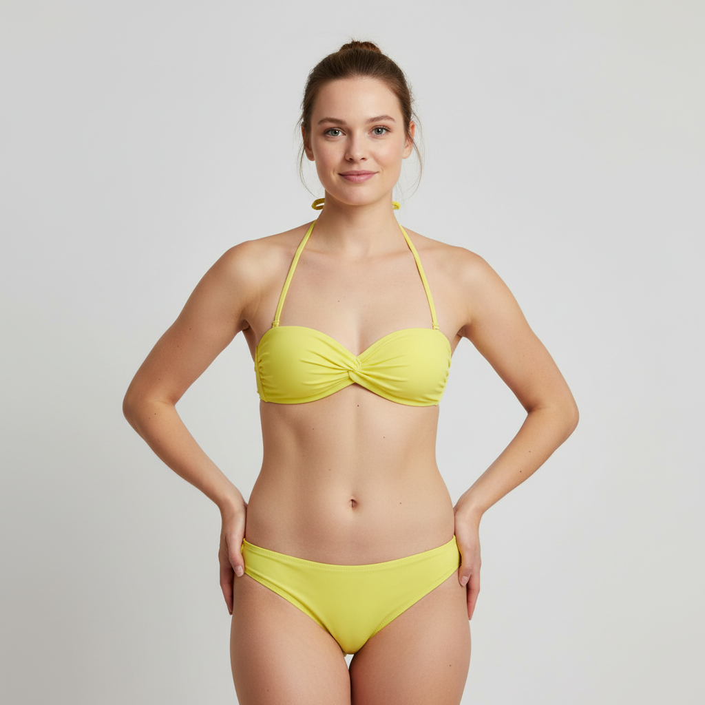 Haut de maillot ETAM Jaune