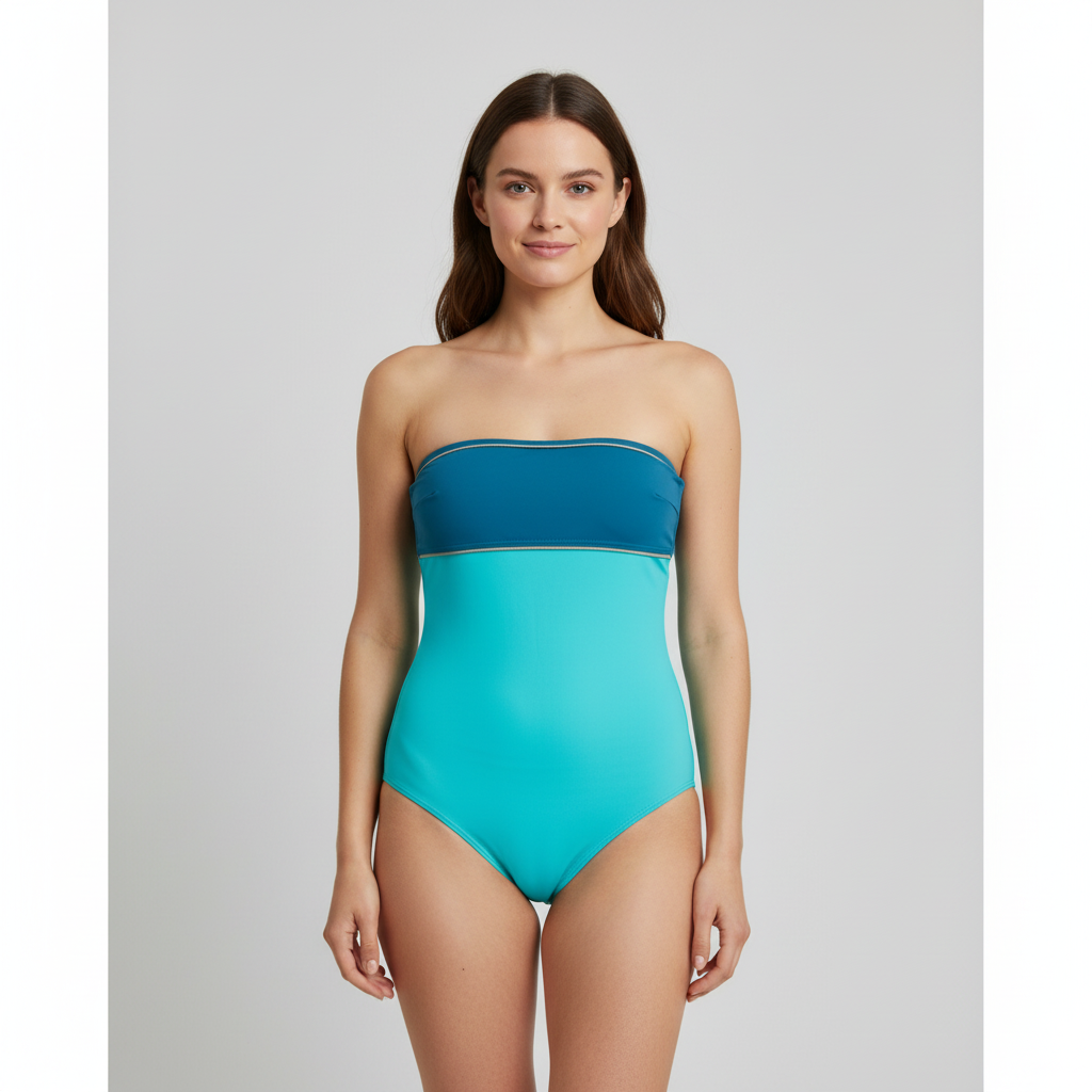 Maillot 1 pièce Ysé Bleu
