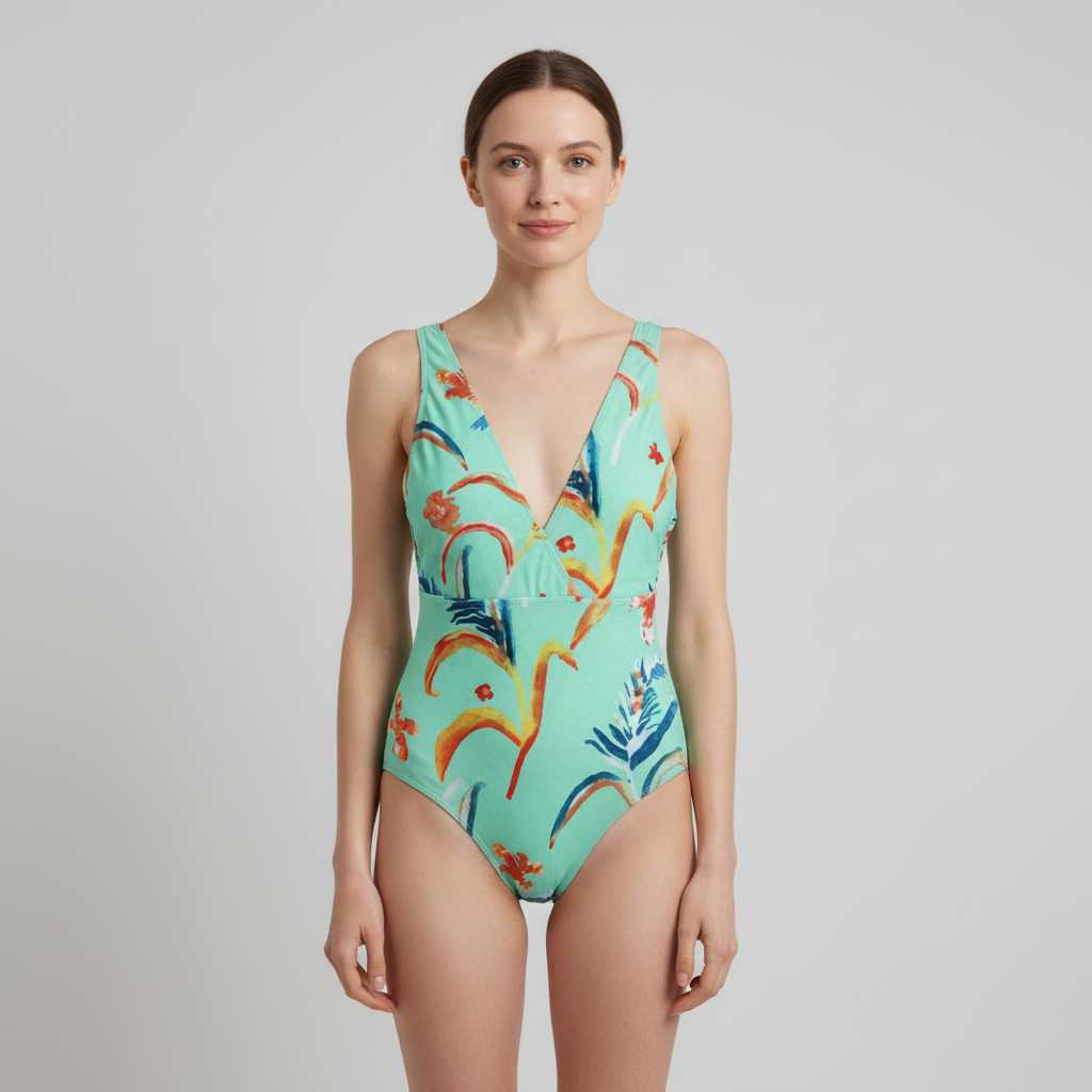 Maillot 1 pièce Ysé Vert