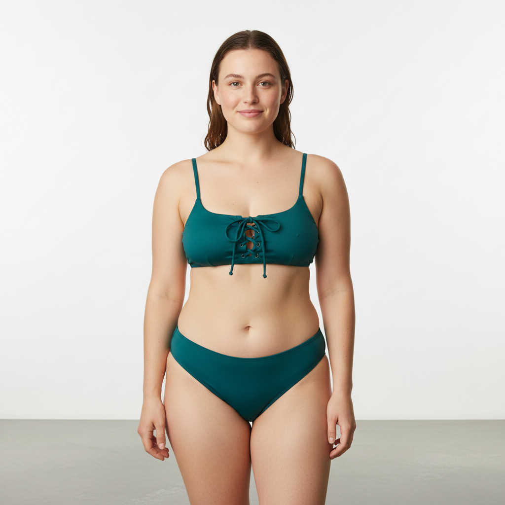 Haut de maillot Bleu