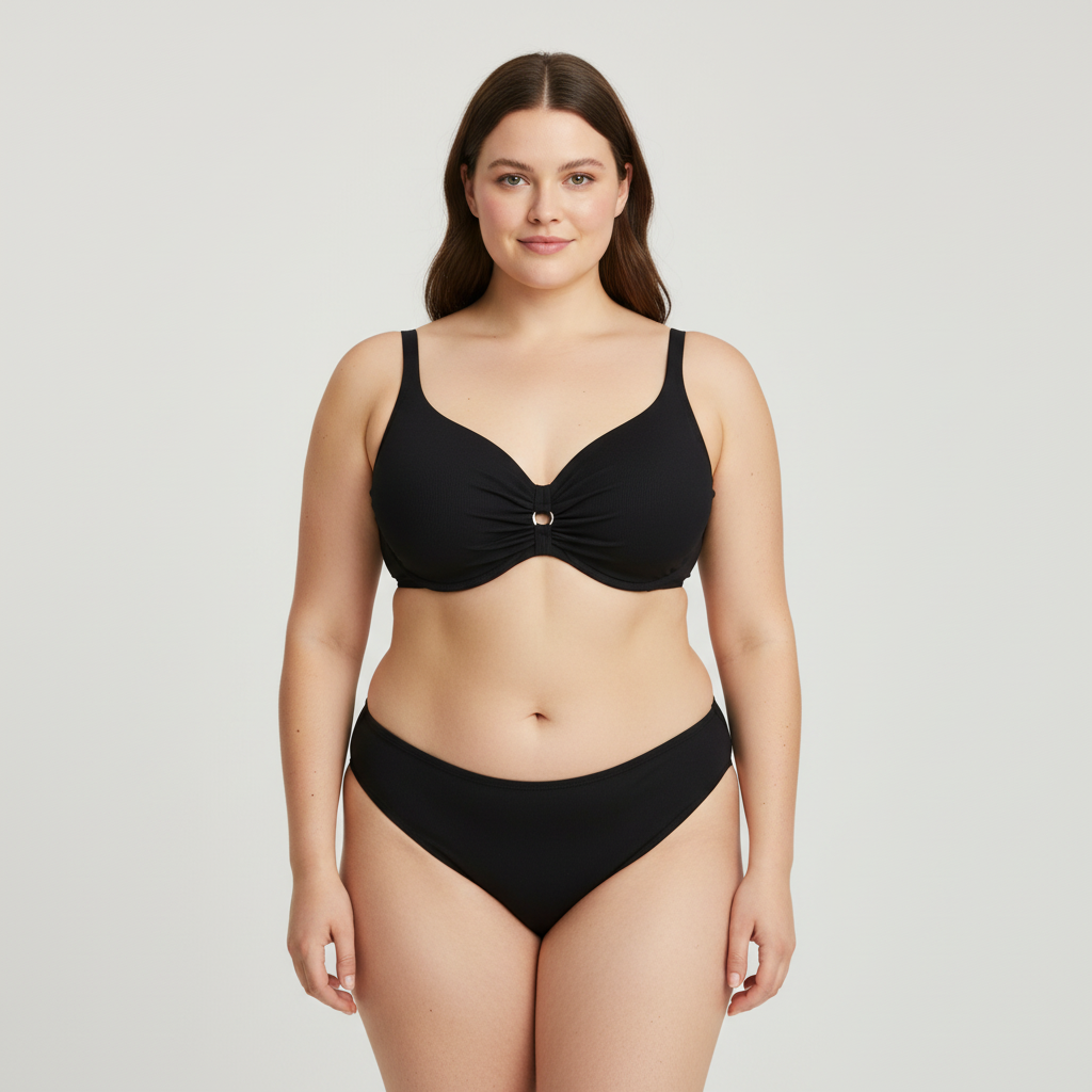 Haut de maillot RougeGorge Noir