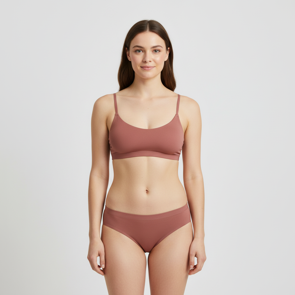 Haut de maillot Rose