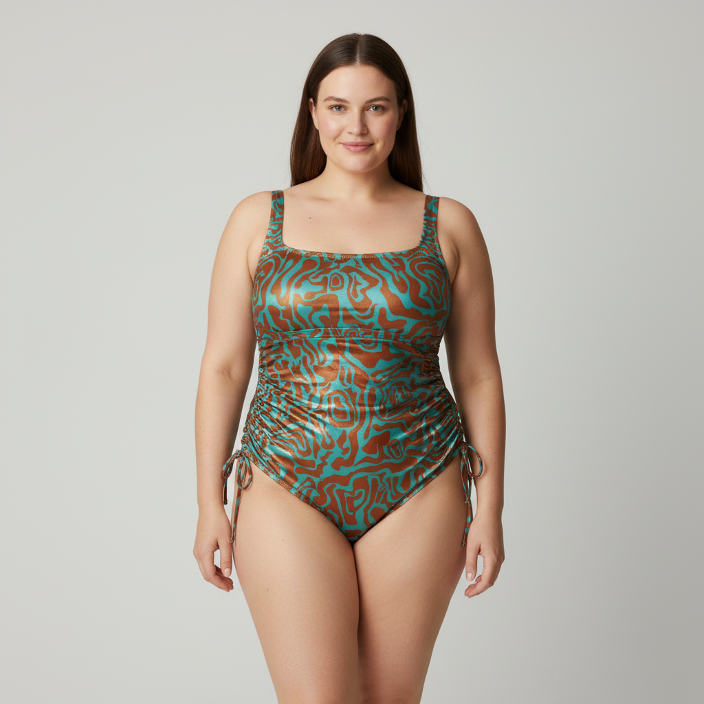 Maillot 1 pièce Mina Storm Marron