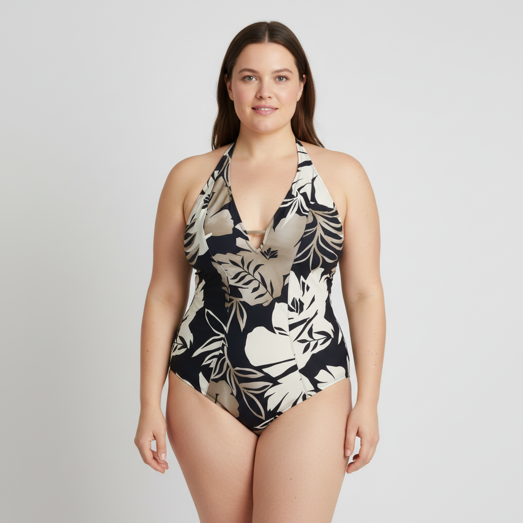 Maillot 1 pièce Belcor Beige