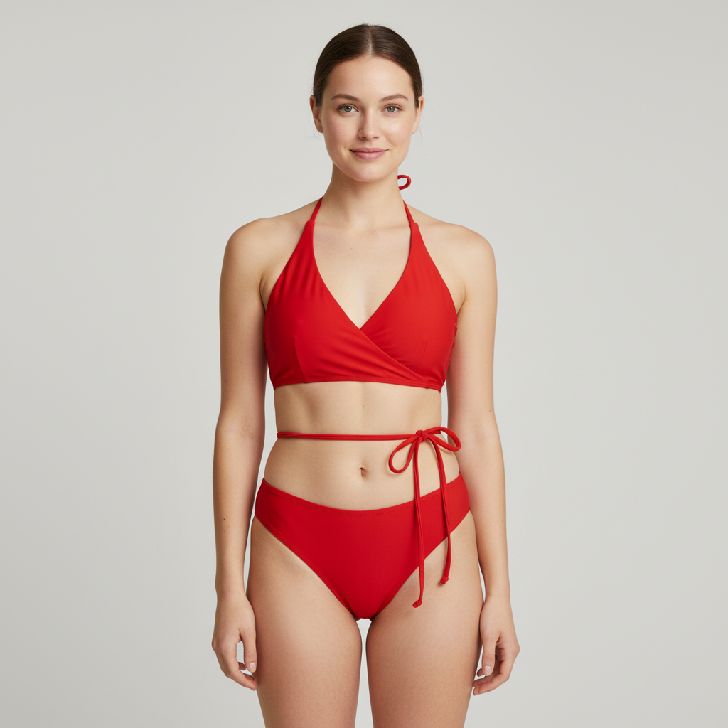 Haut de maillot Rouge