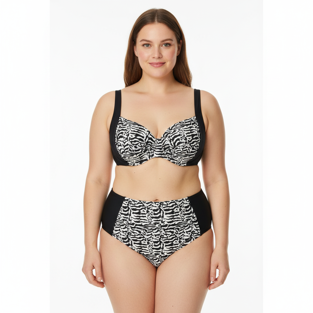 Haut de maillot Lagon Bleu Noir