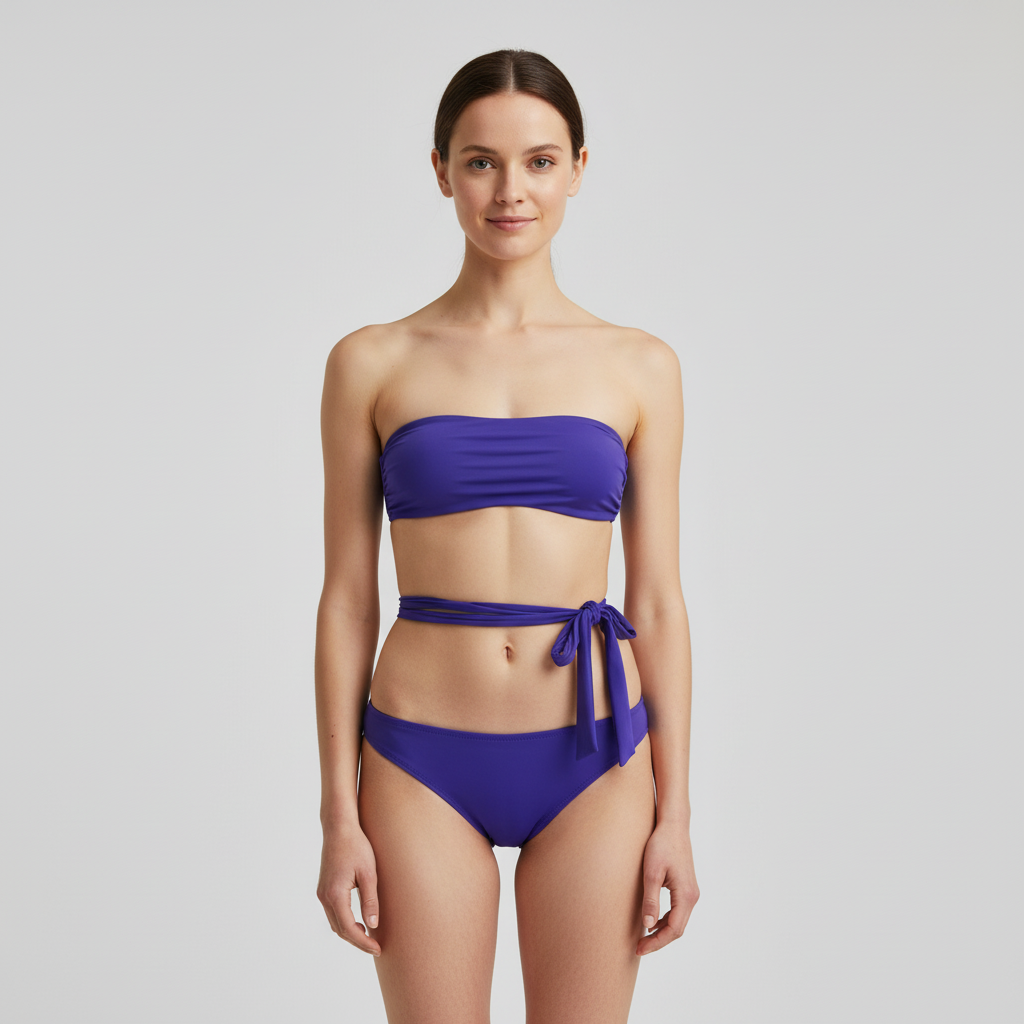 Haut de maillot Bleu