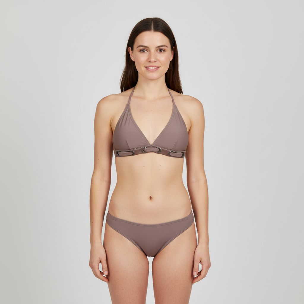 Haut de maillot Dag Adom Marron