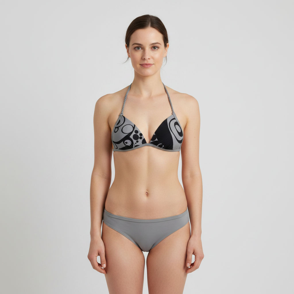 Haut de maillot Gris