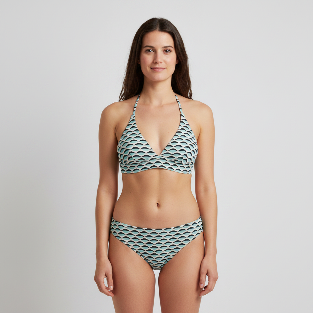 Haut de maillot Bleu