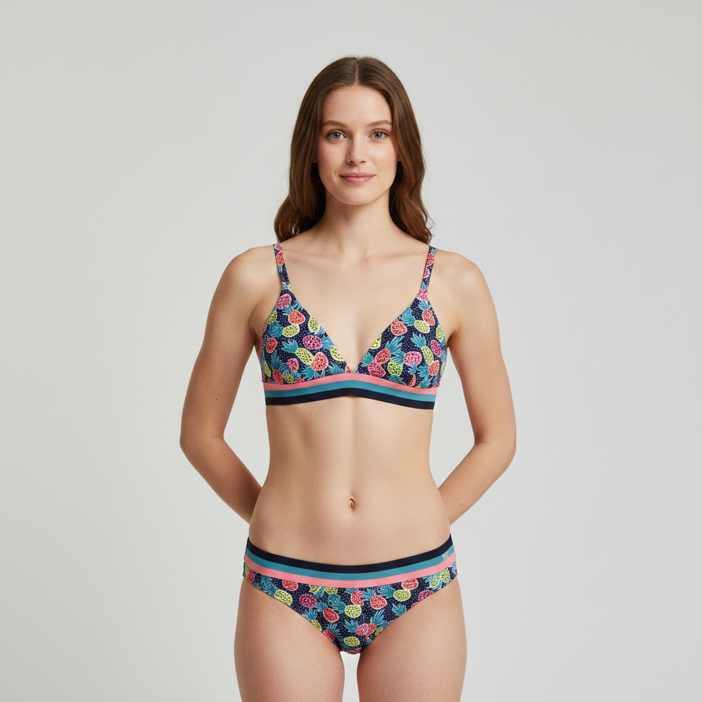 Haut de maillot Bleu