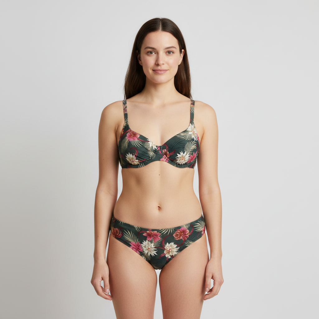 Haut de maillot Livia  Vert