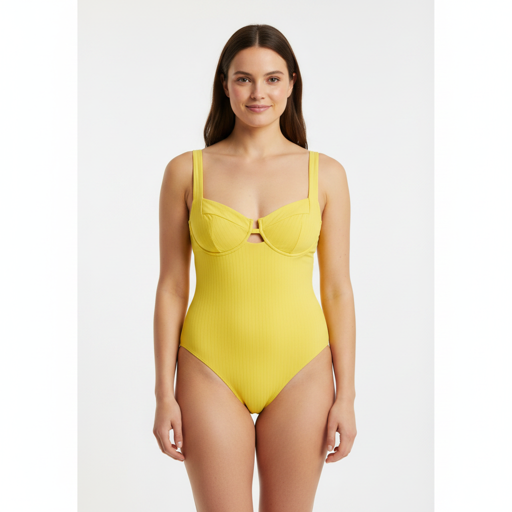 Maillot 1 pièce Calzedonia Jaune