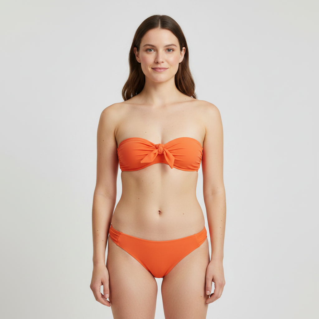 Haut de maillot Ysé Orange