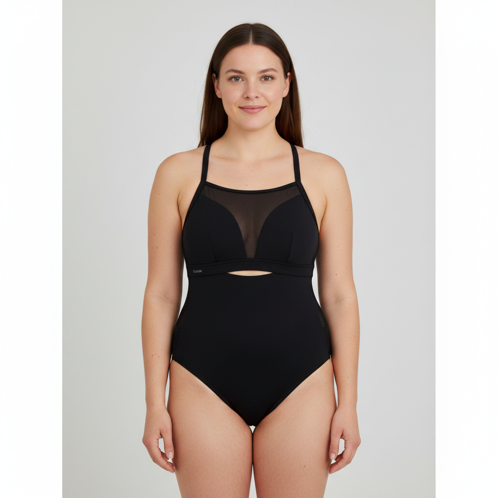 Maillot 1 pièce Olaian Noir