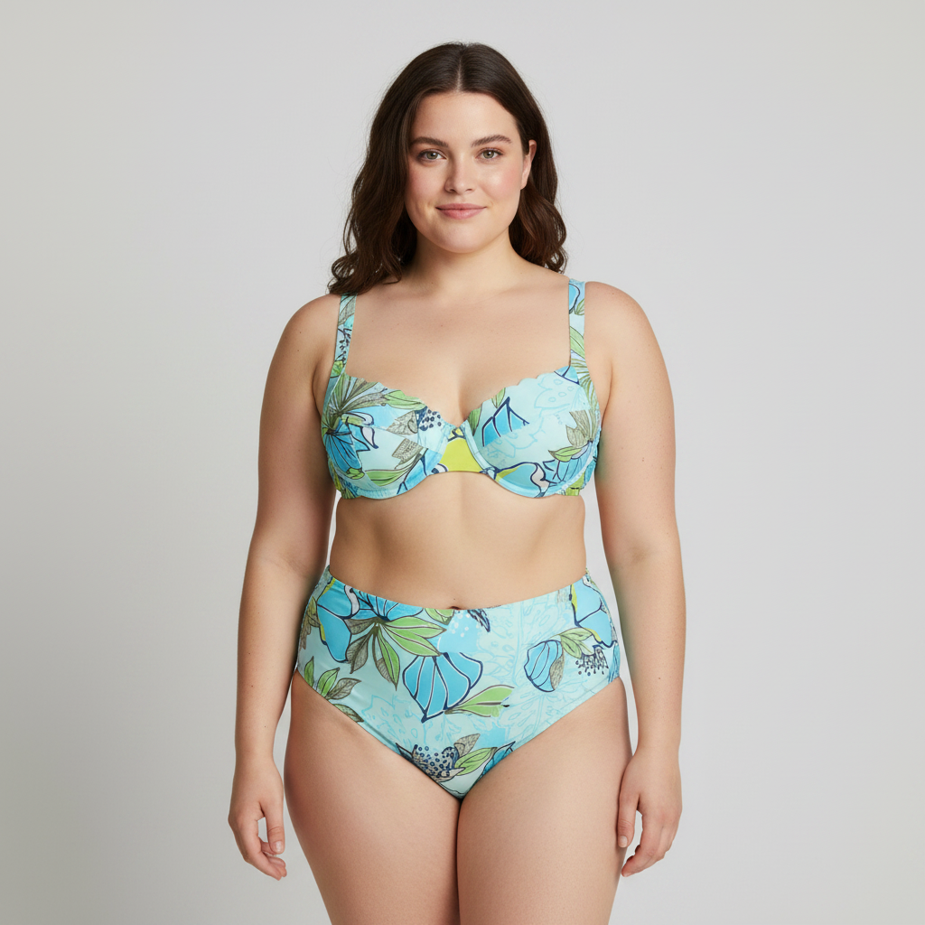 Haut de maillot Darjeeling Bleu